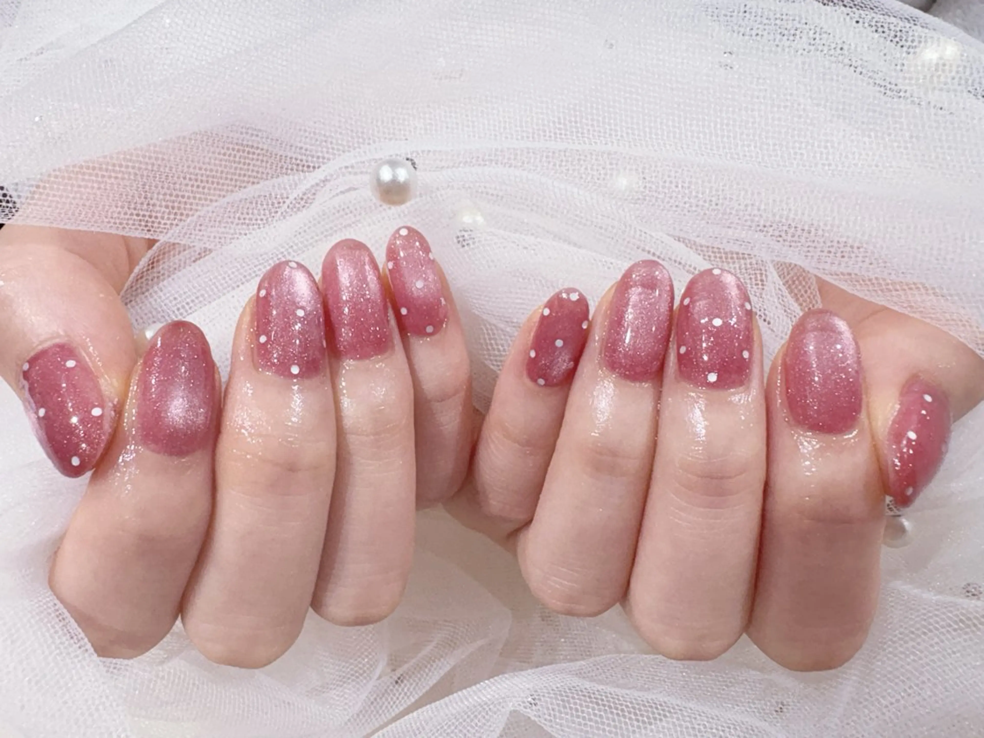 ネイル ドット マグネットネイル Nail R🌷 AKARI恵比寿のネイルデザイン