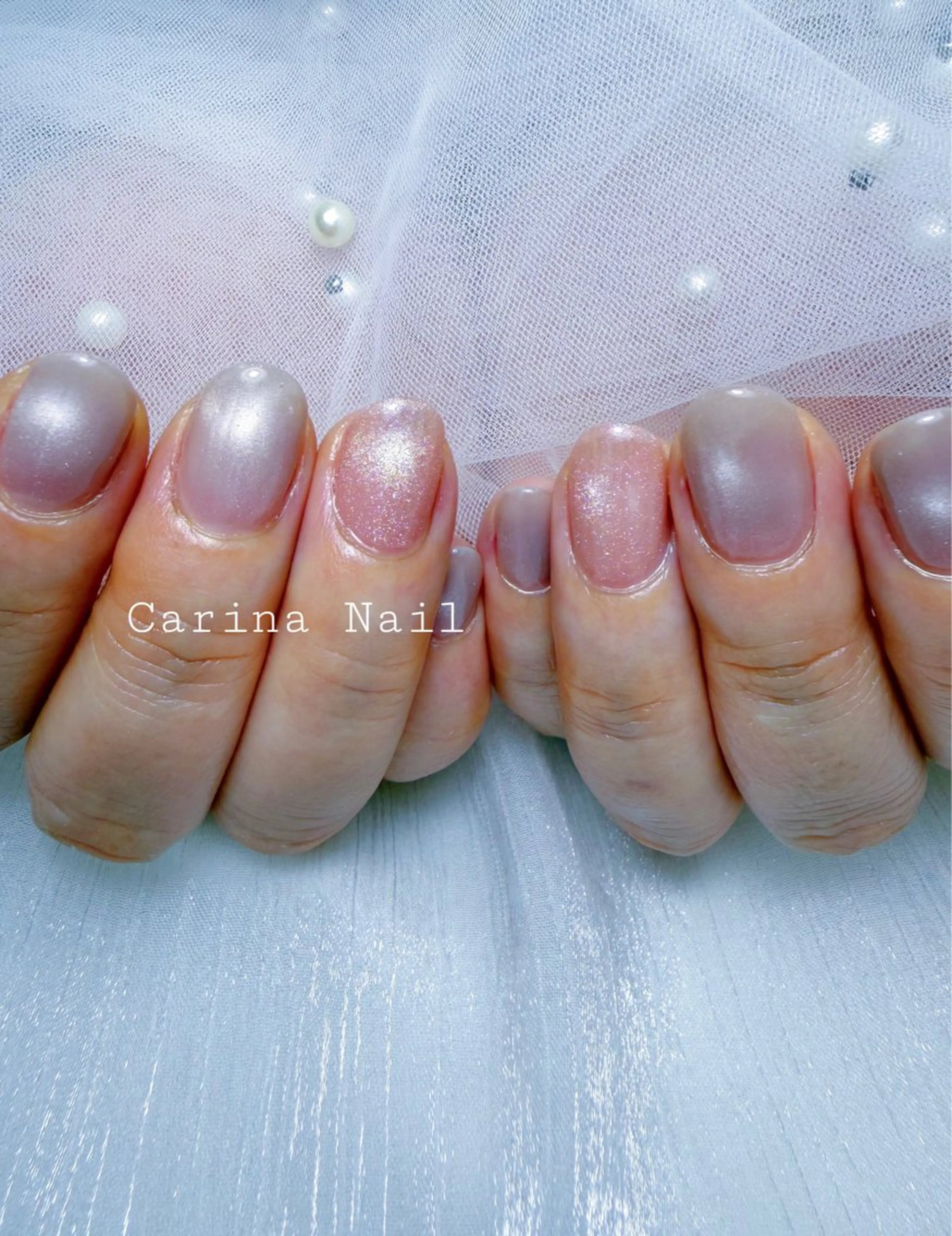 ネイル ラメ(グリッター) Carina Nailのネイルデザイン