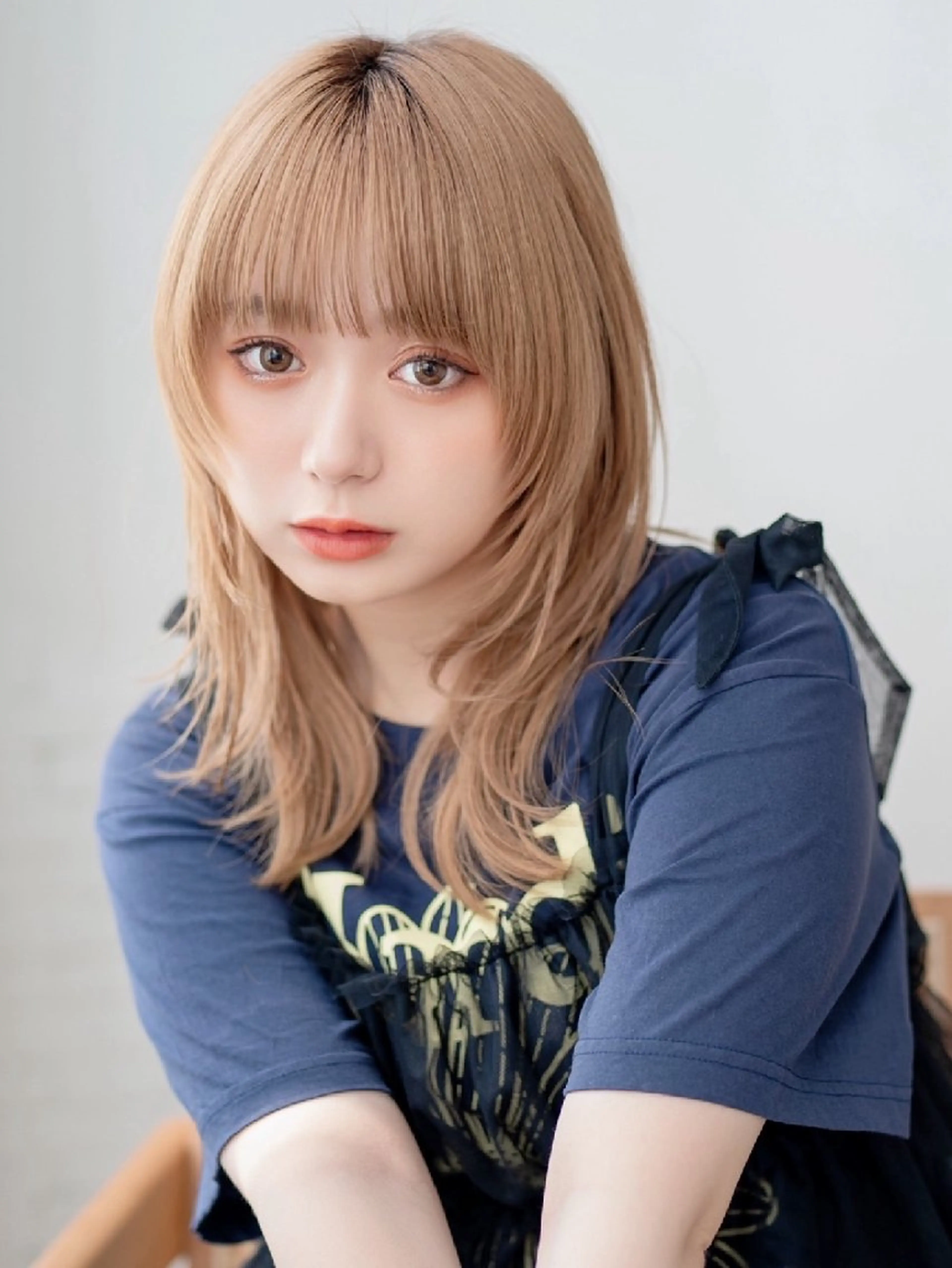 ミディアム カラー カット ヘアカラー パーマ 睡眠ヘッドスパ🛀 /恵比寿noce✂︎のヘアスタイル