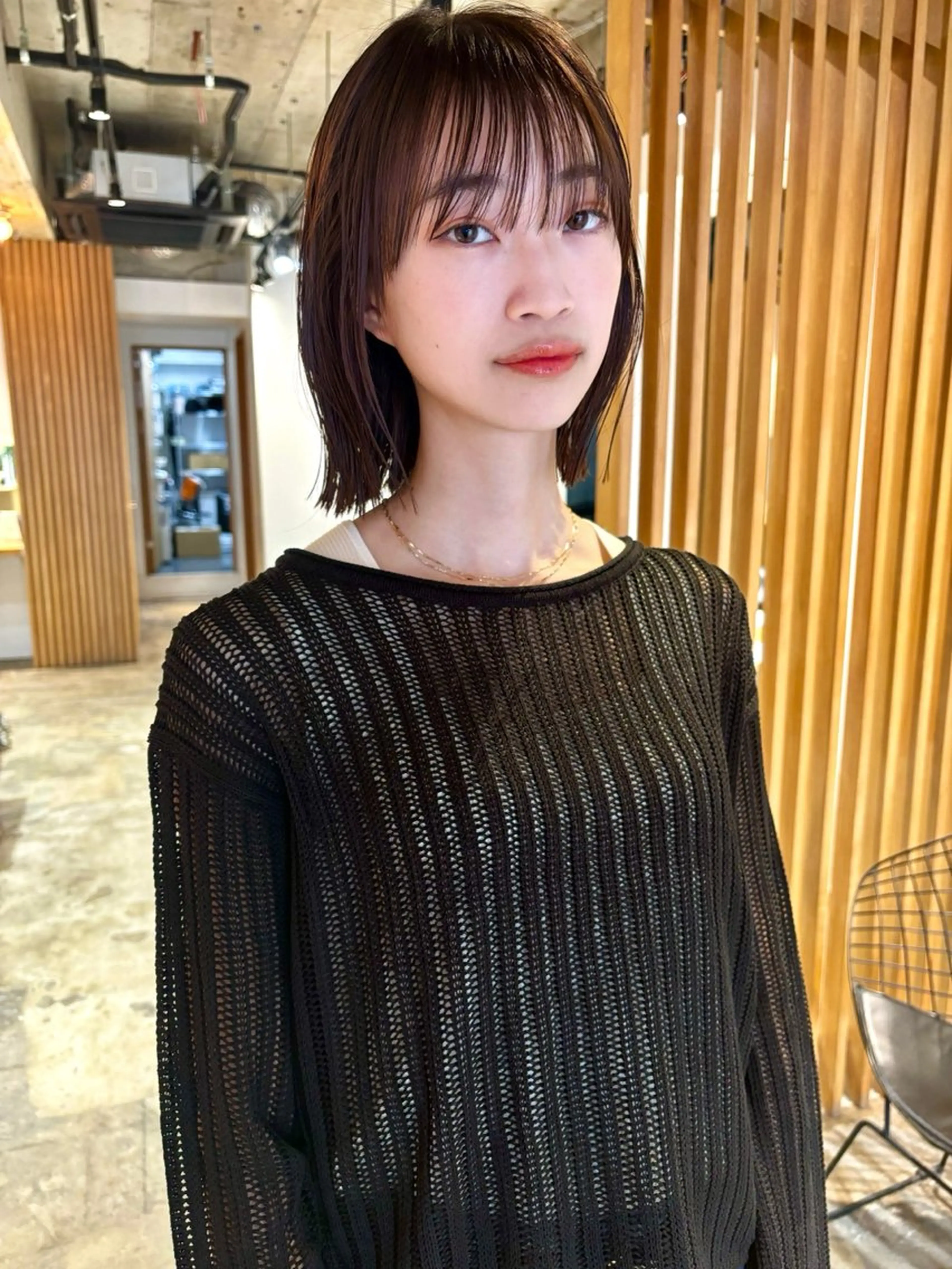 カラー 薄井 稜太のヘアスタイル