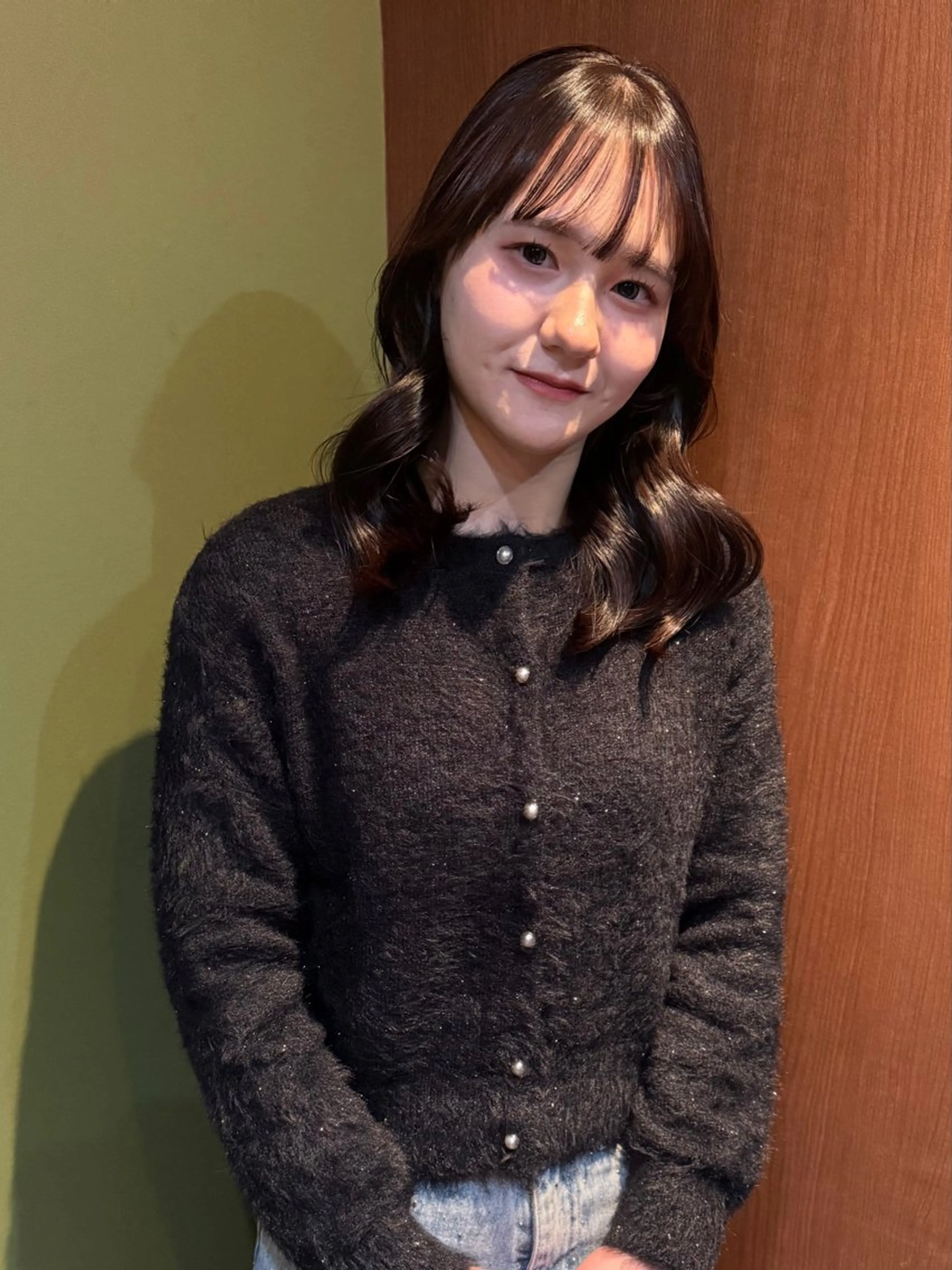 ミディアム カラー パーマ カット ヘアカラー 縮毛矯正 トリートメント mai / linoah˚✧のヘアスタイル