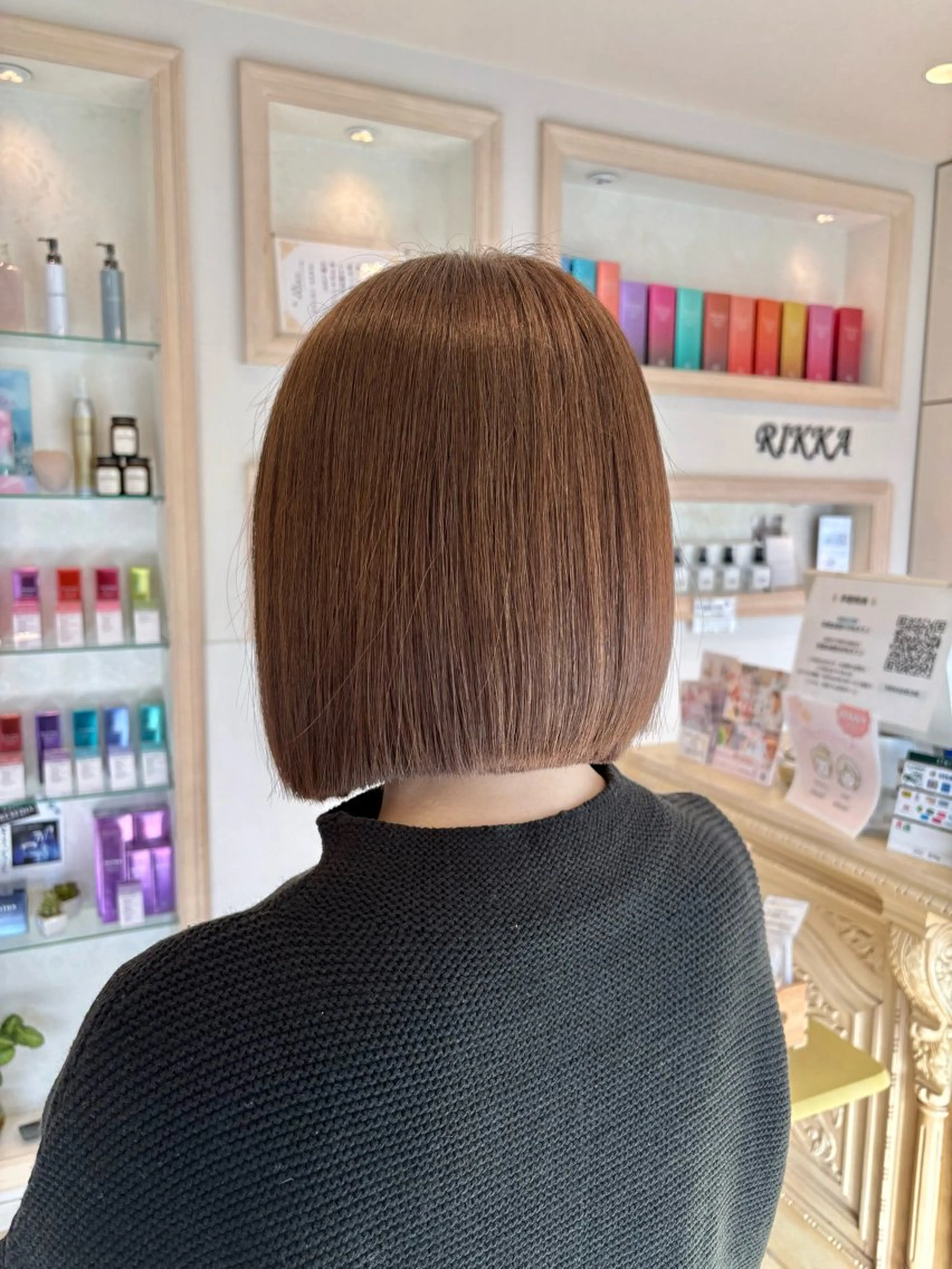 ショート カット rio/ボブ /ブリーチカラー🫧のヘアスタイル