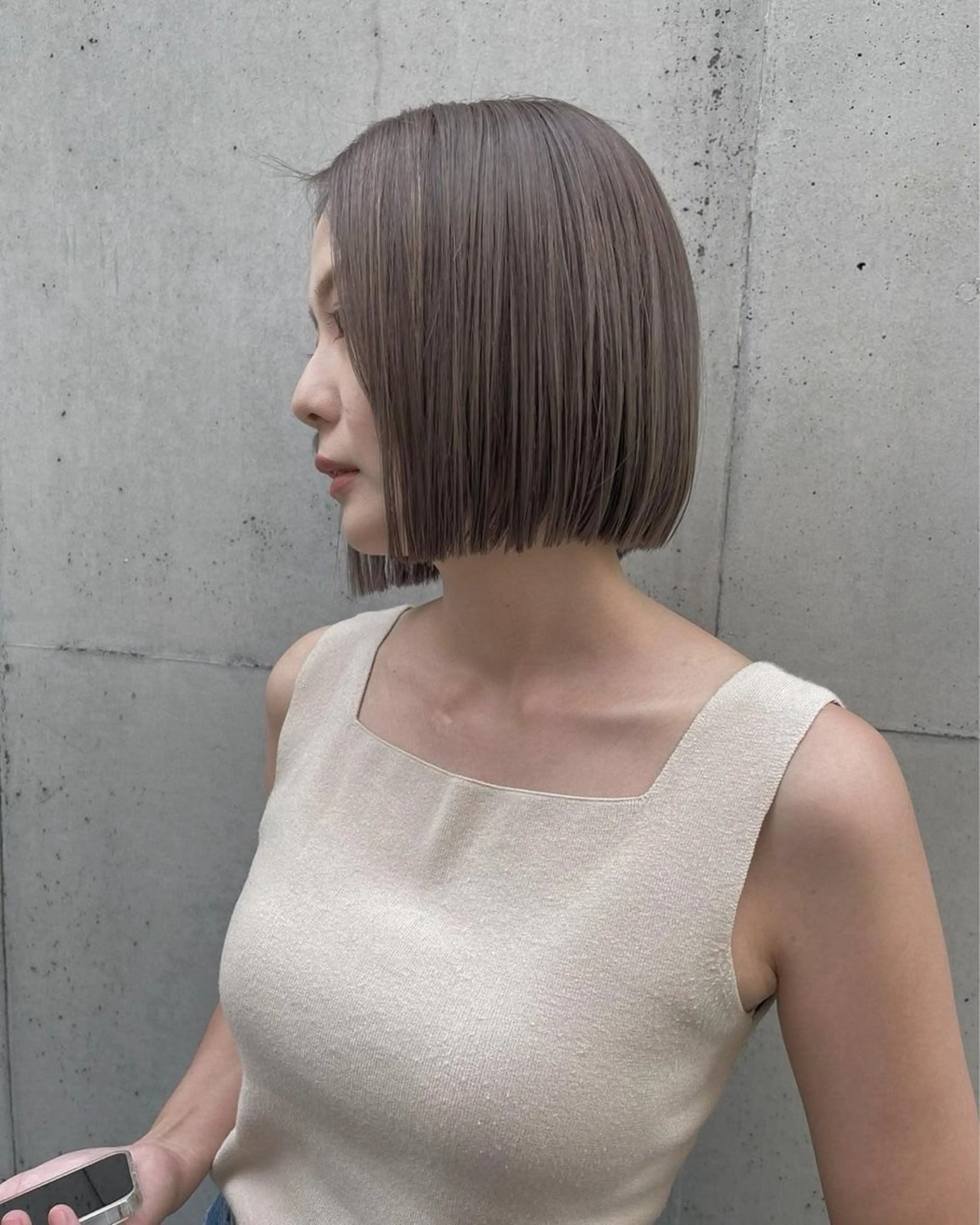 カラー 縮毛矯正 ヘアカラー 大野 愛代莉のヘアスタイル