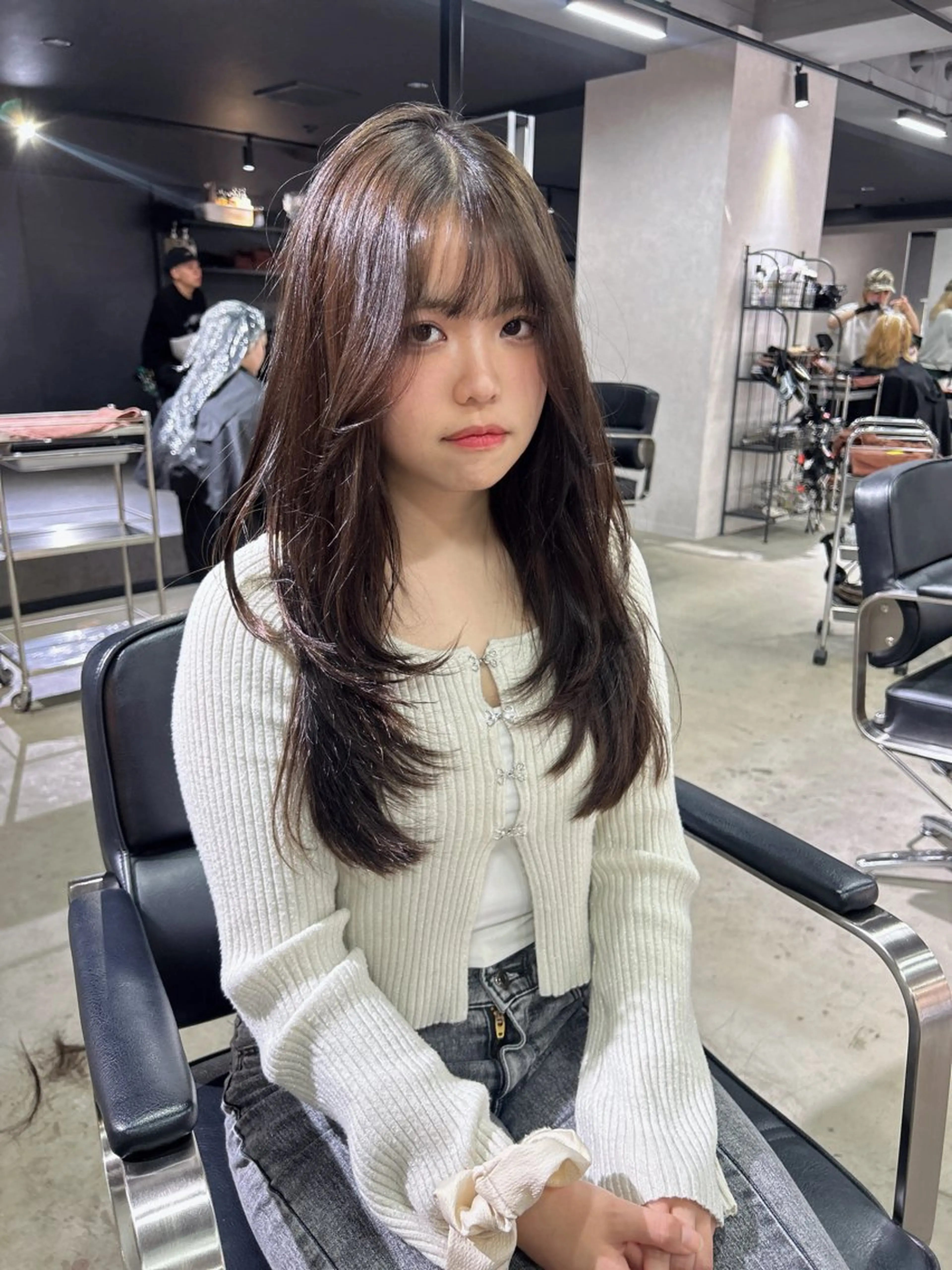 ロング レイヤーカット ワンホンヘア/ 透明感カラー/ゆうとのヘアスタイル