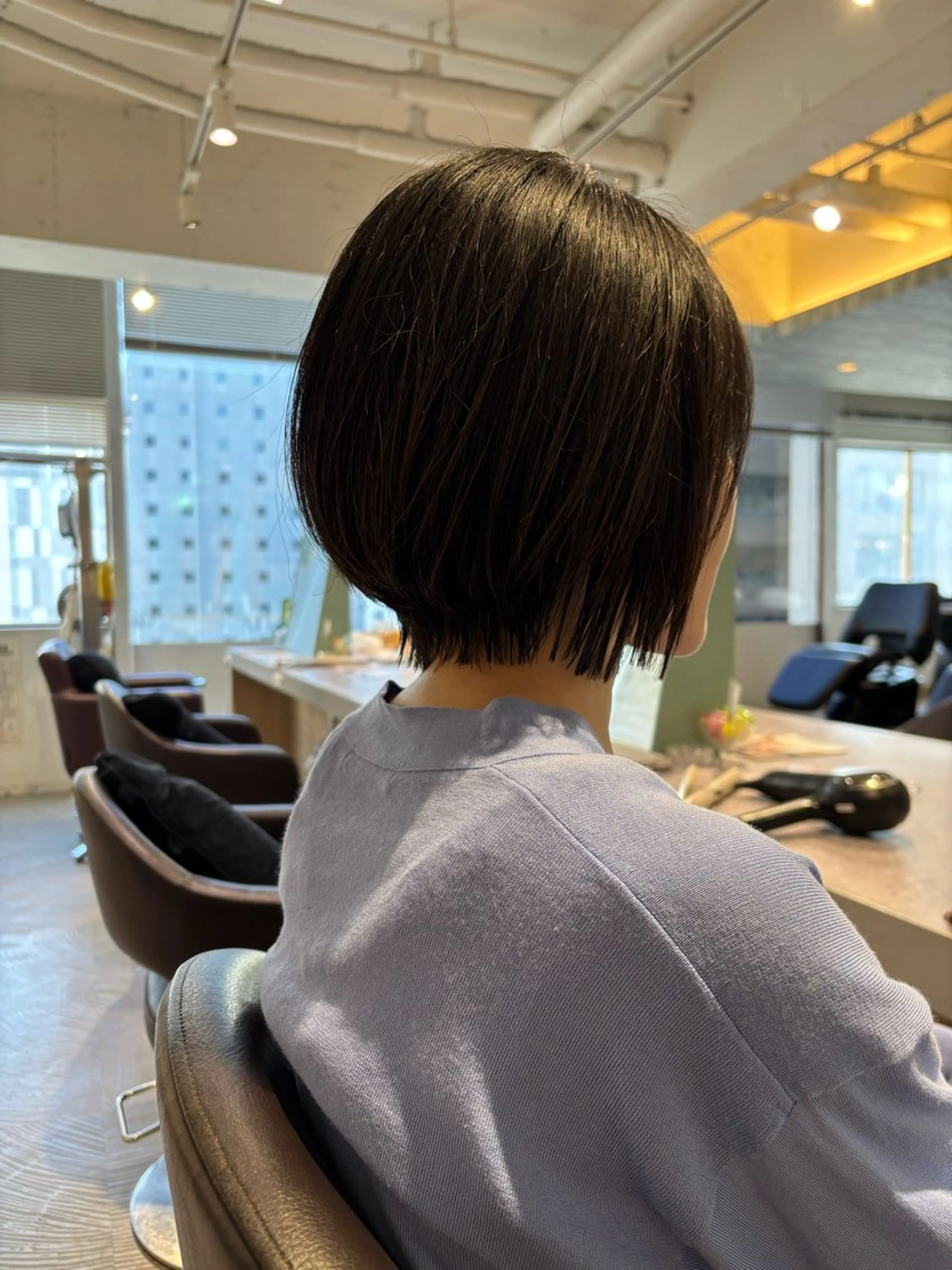 ショート ショートボブ ボブ ショートヘア ボブ/レイヤー/丸み ショート/遠藤龍雅のヘアスタイル