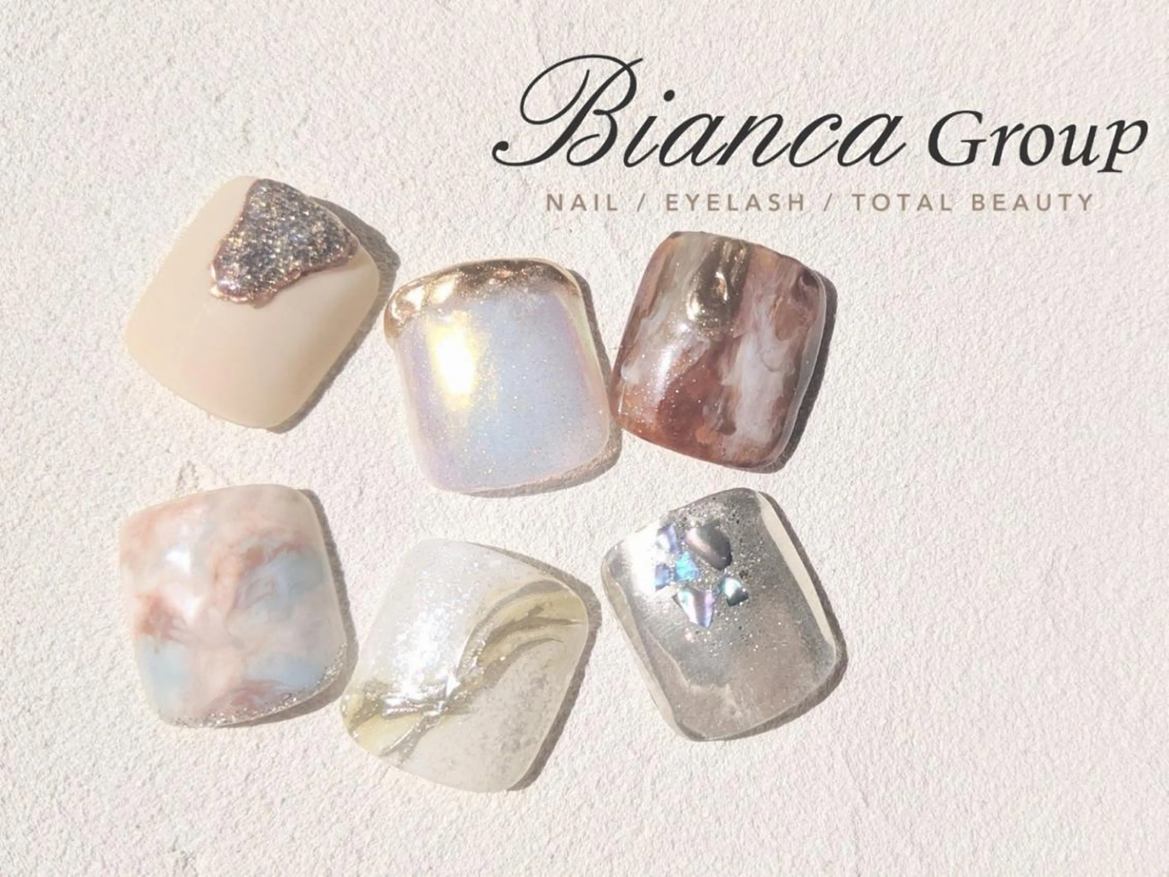 ネイル アートネイル フットネイル BIANCA Ouchidaのネイルデザイン