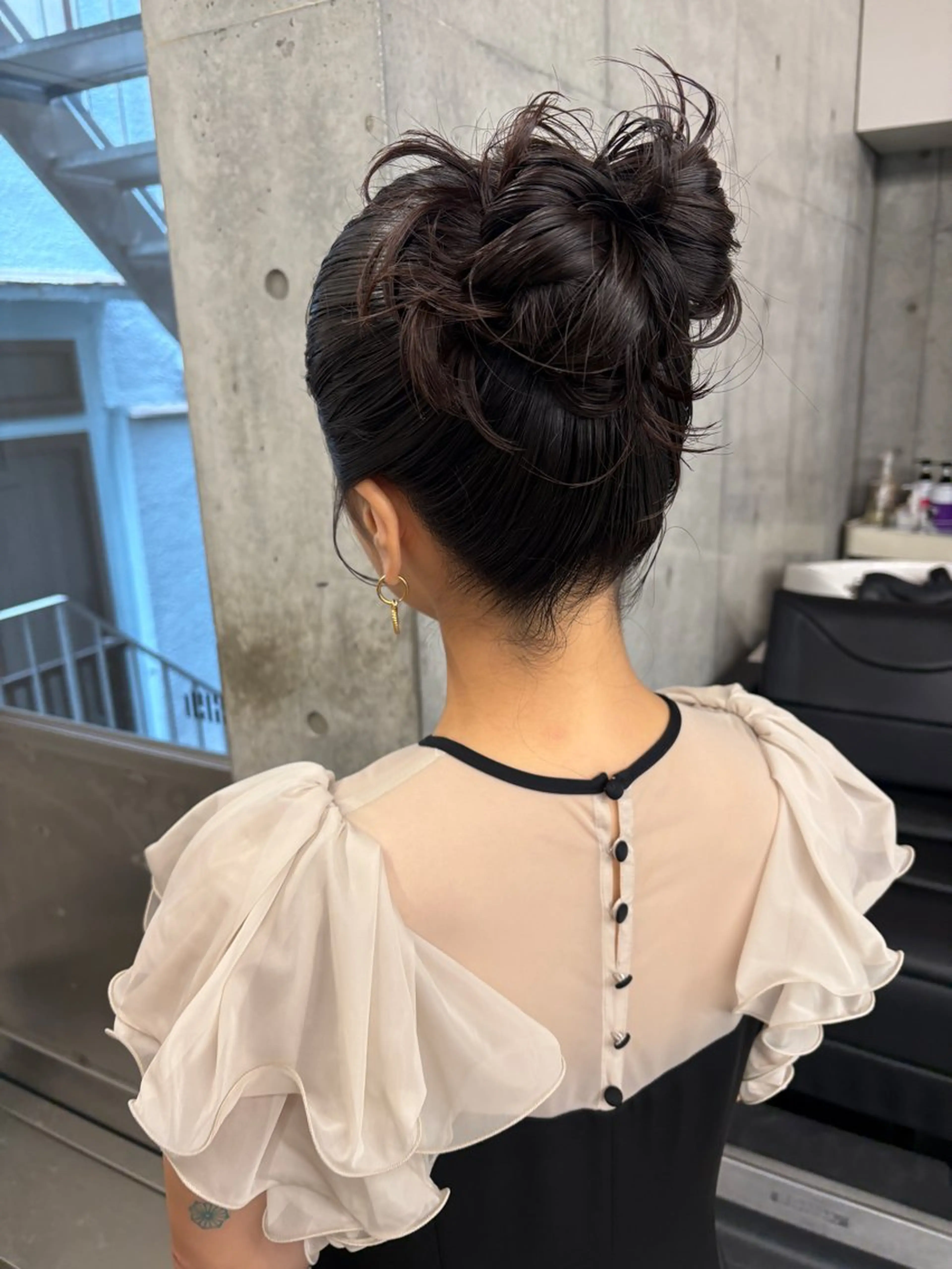 セミロング ヘアアレンジ ヘアセット yuuna/ ハッシュカット🎀のヘアスタイル