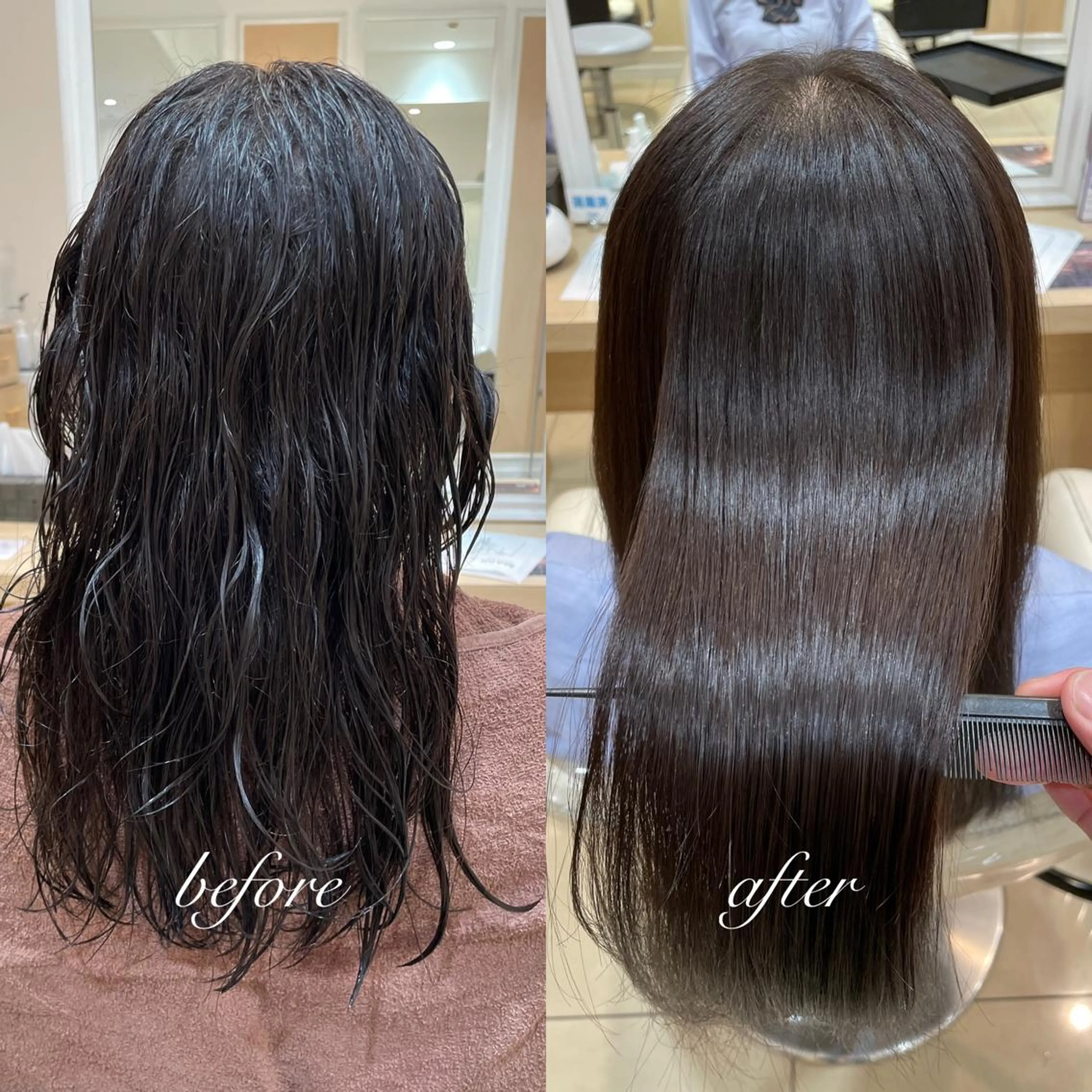 ✨プレミアム髪質改善縮毛矯正✨【neo straight 】(ダメージレベル1​〜​6 新生毛​〜​ミドルダメージ)の写真