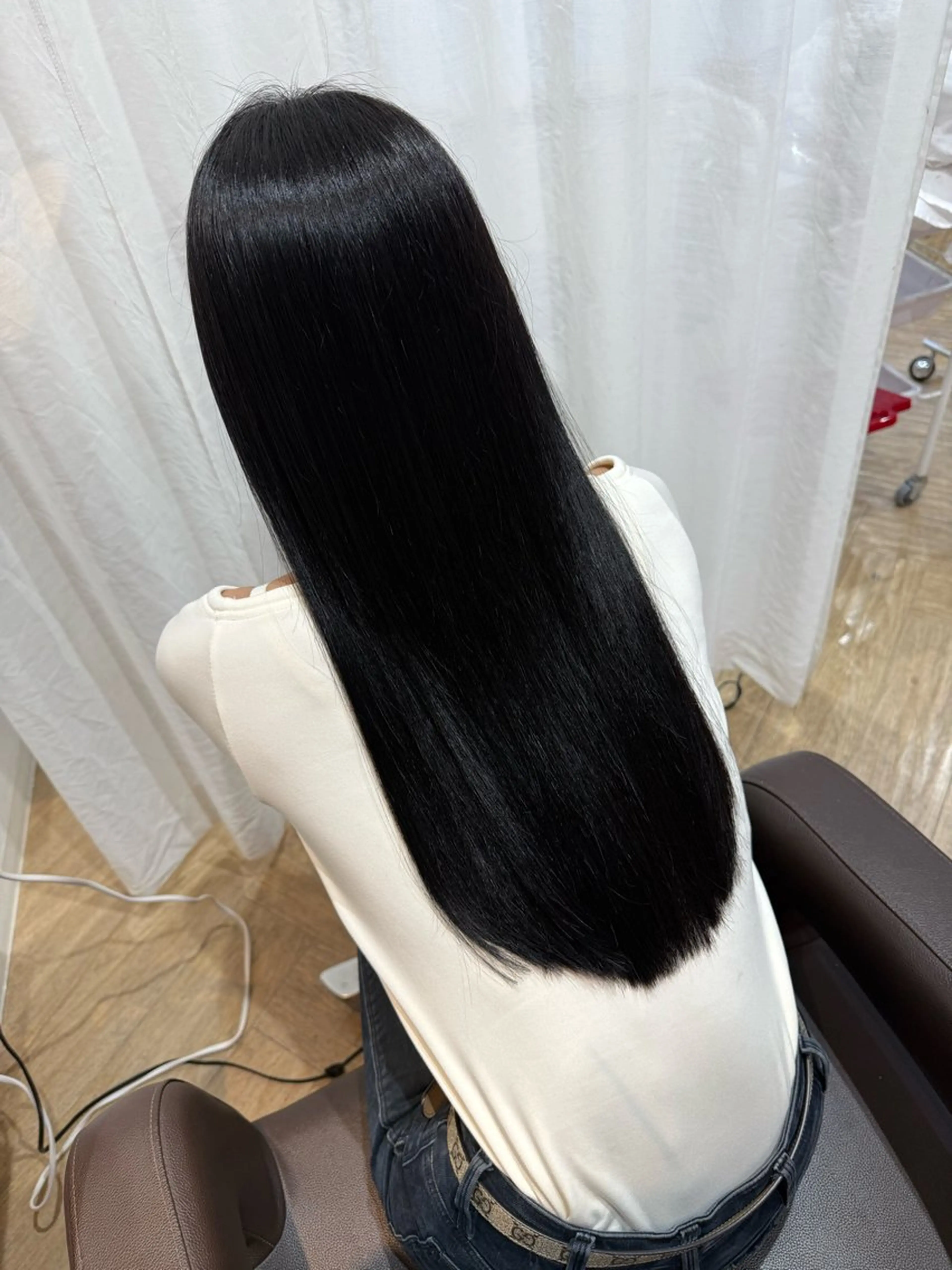 ロング カット ヘアカラー 【似合わせ】 藤原 拓徒のヘアスタイル