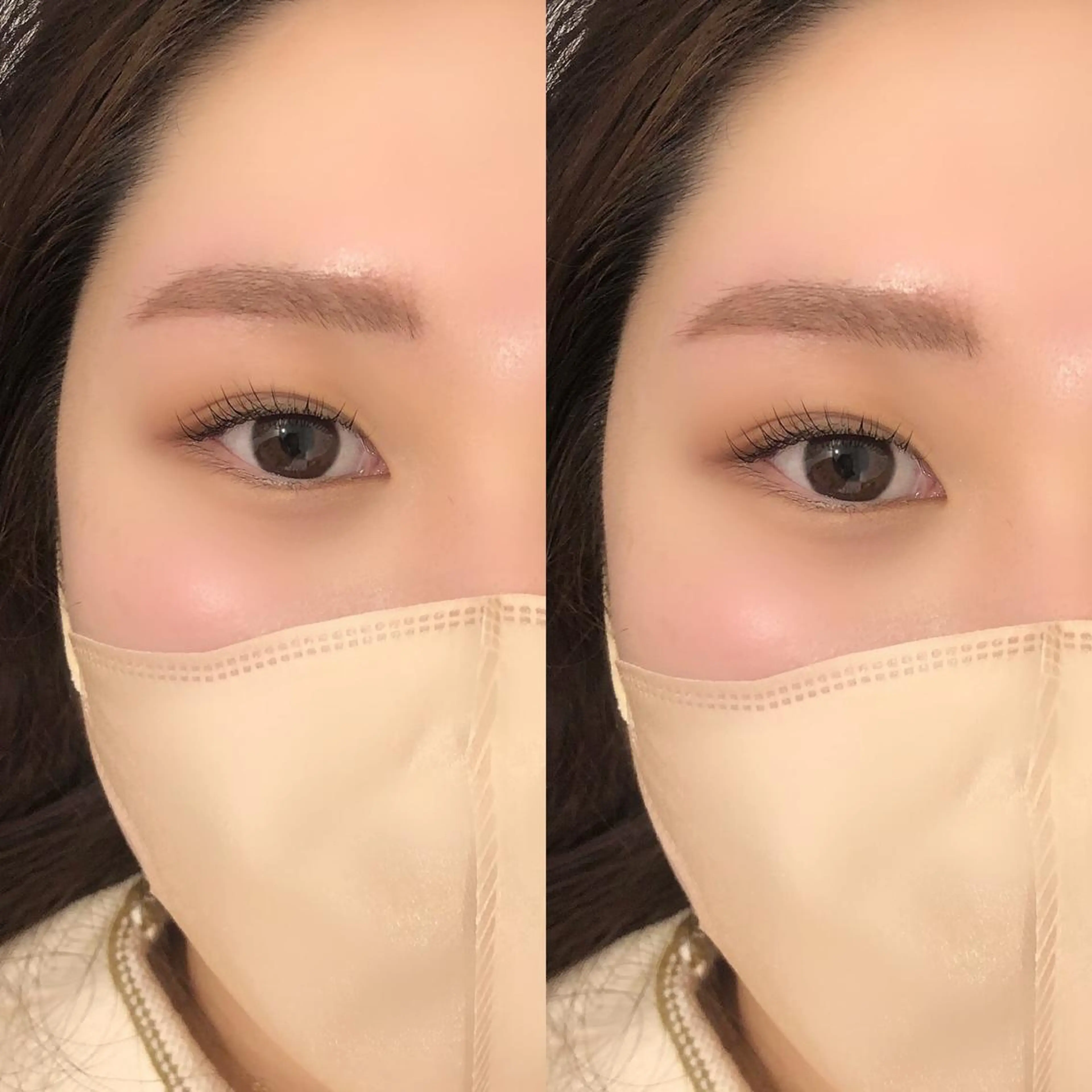 アイブロウ ワックス脱毛 . mikuのマツエク・マツパデザイン