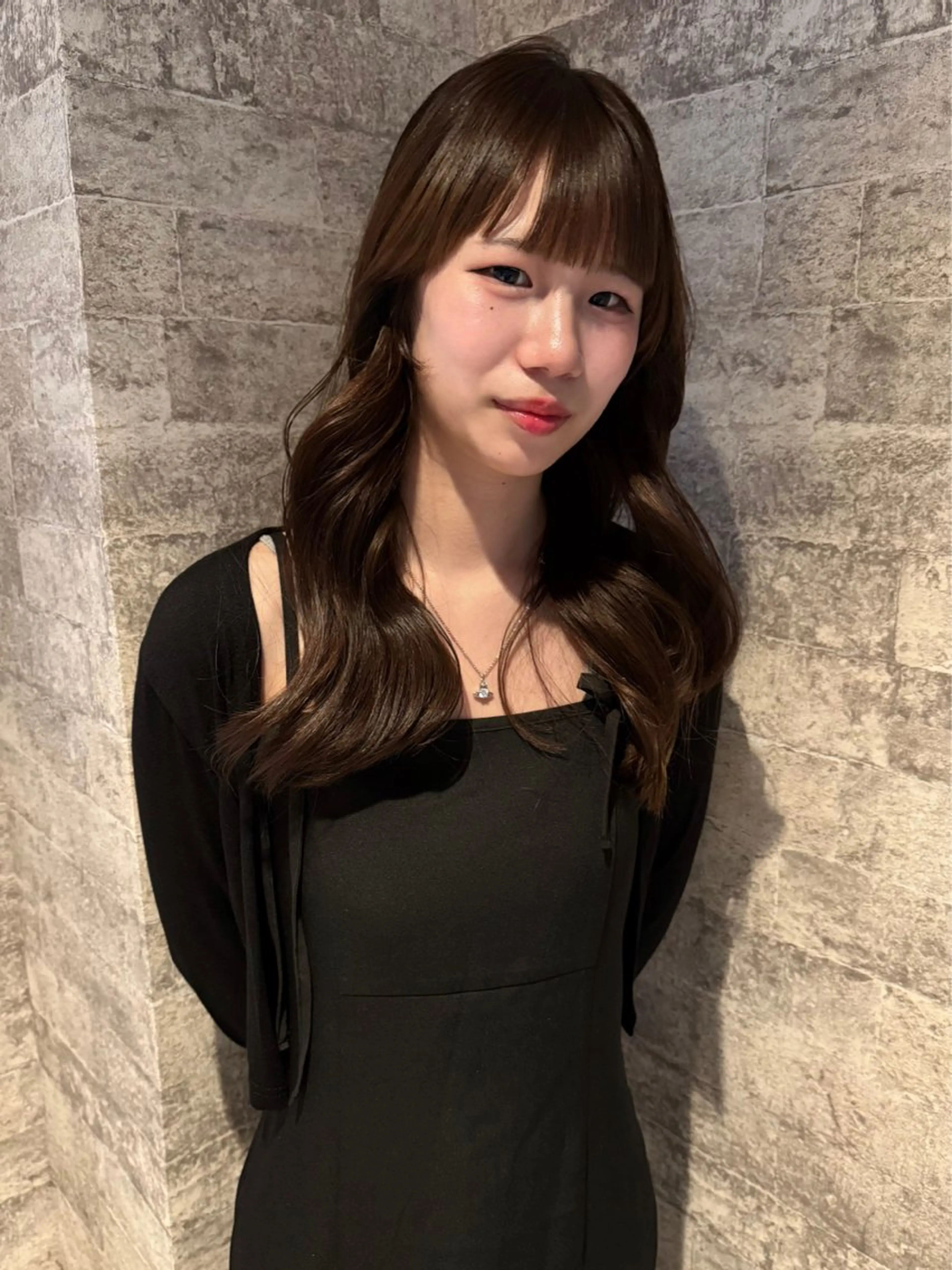 ミディアム カラー 縮毛矯正 mai / linoah˚✧のヘアスタイル