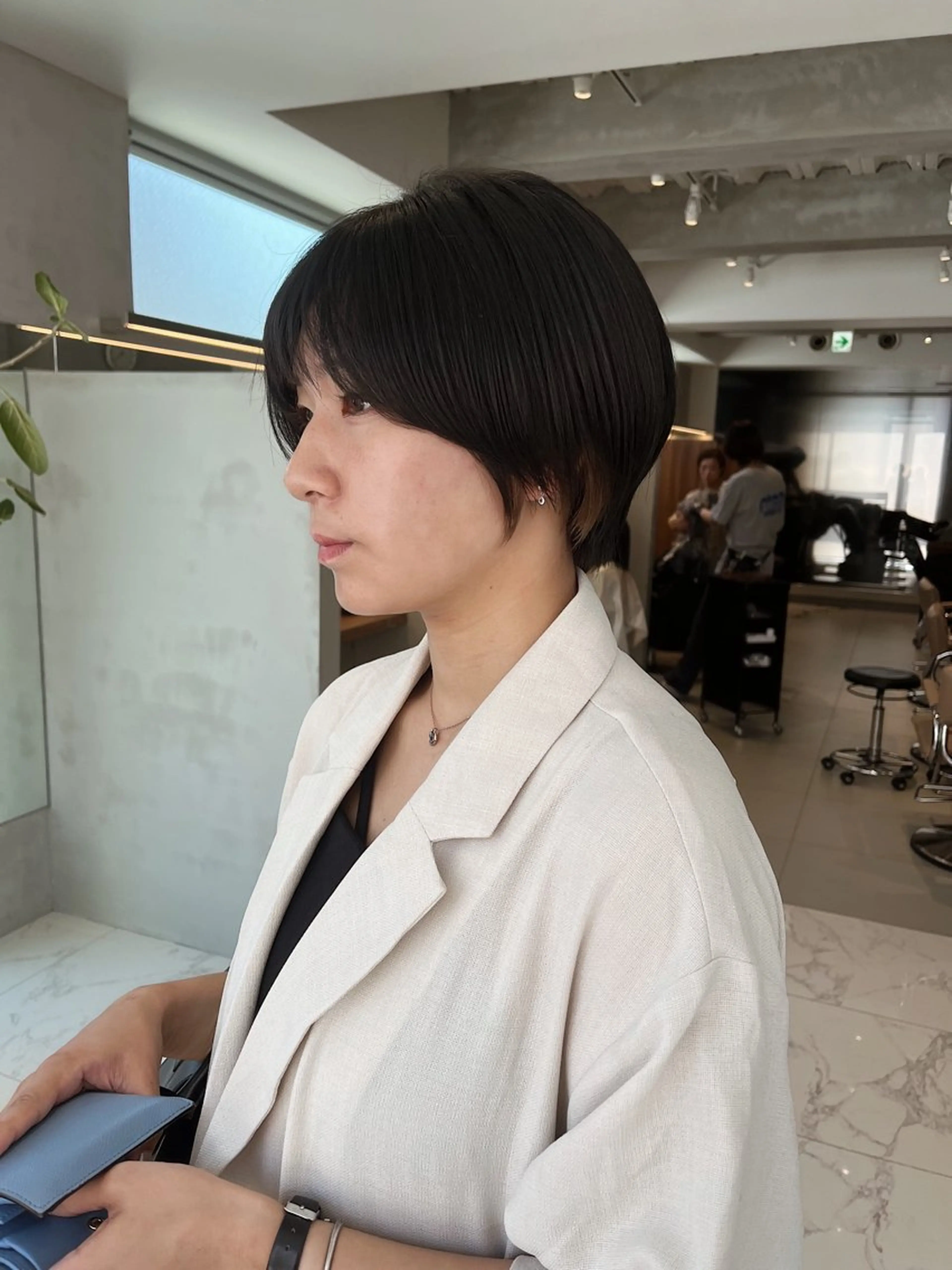 ショート 🫒🫒ブリーチなし 艶カラー🫒ヤマシロのヘアスタイル