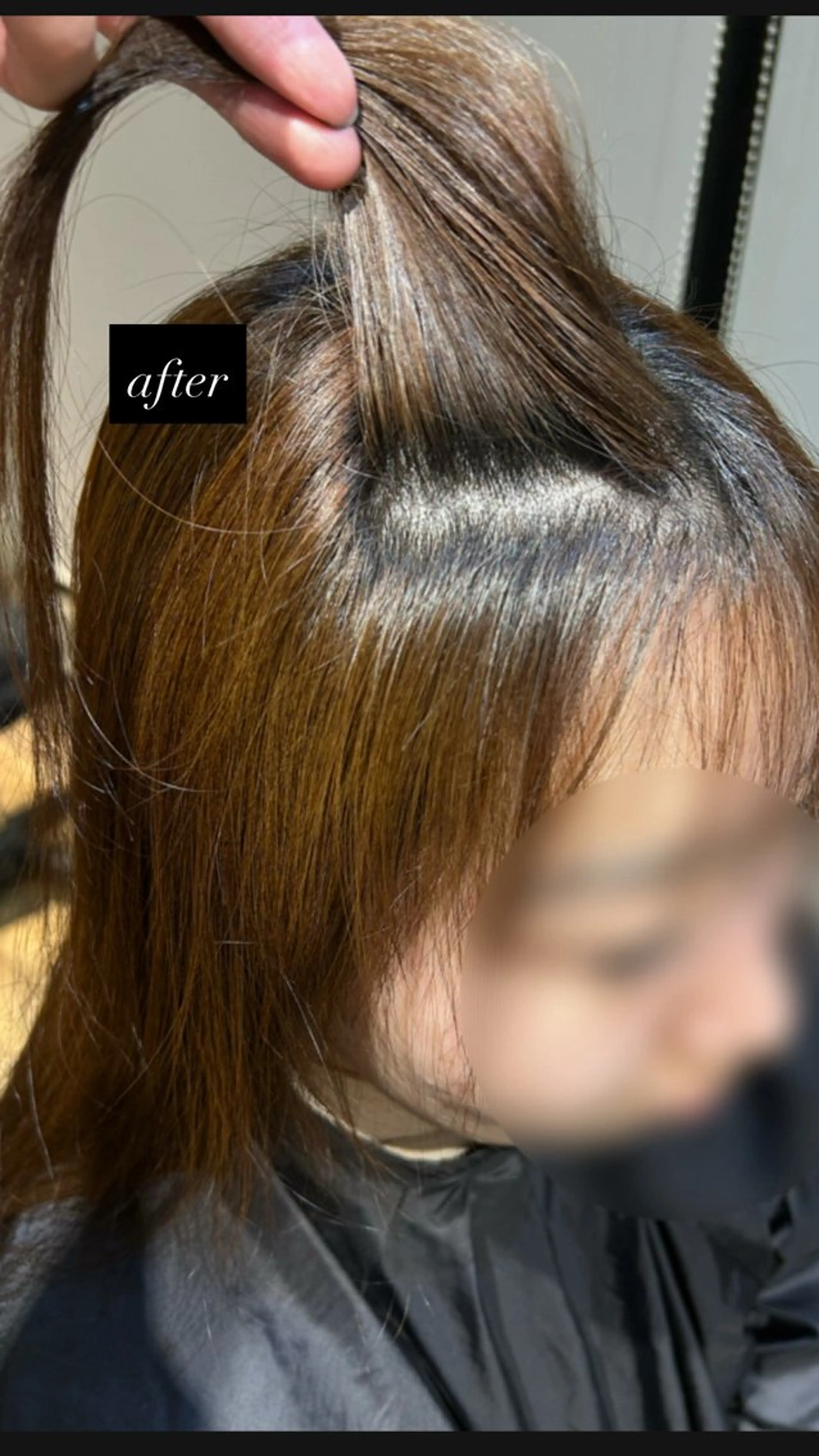セミロング 縮毛矯正 今野 惺虎のヘアスタイル