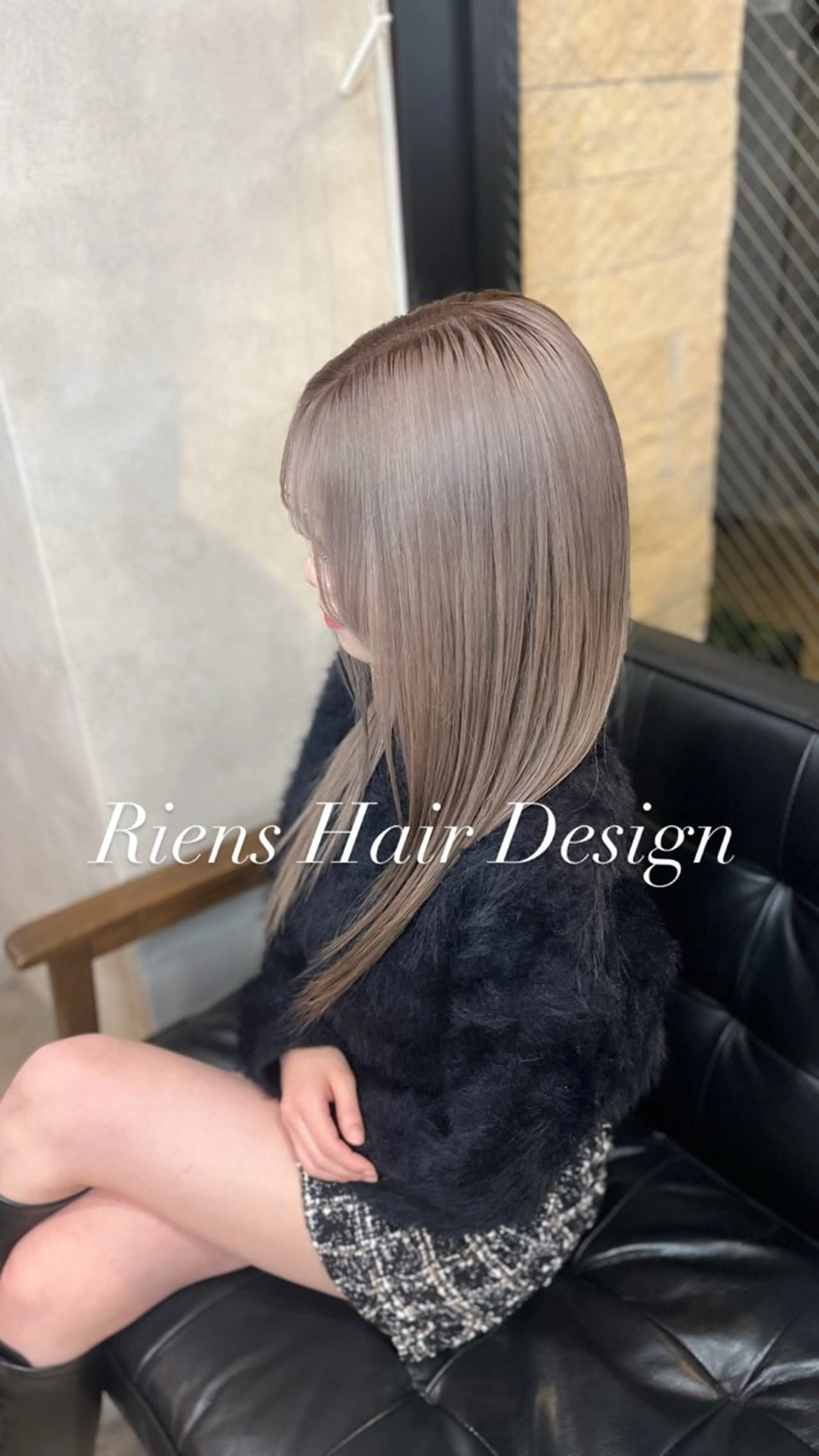 【新規】Wカラークーポン🪽透明感ブリーチ×カラー×TR  ✨ 🤍超音波アイロン無料❣️の写真