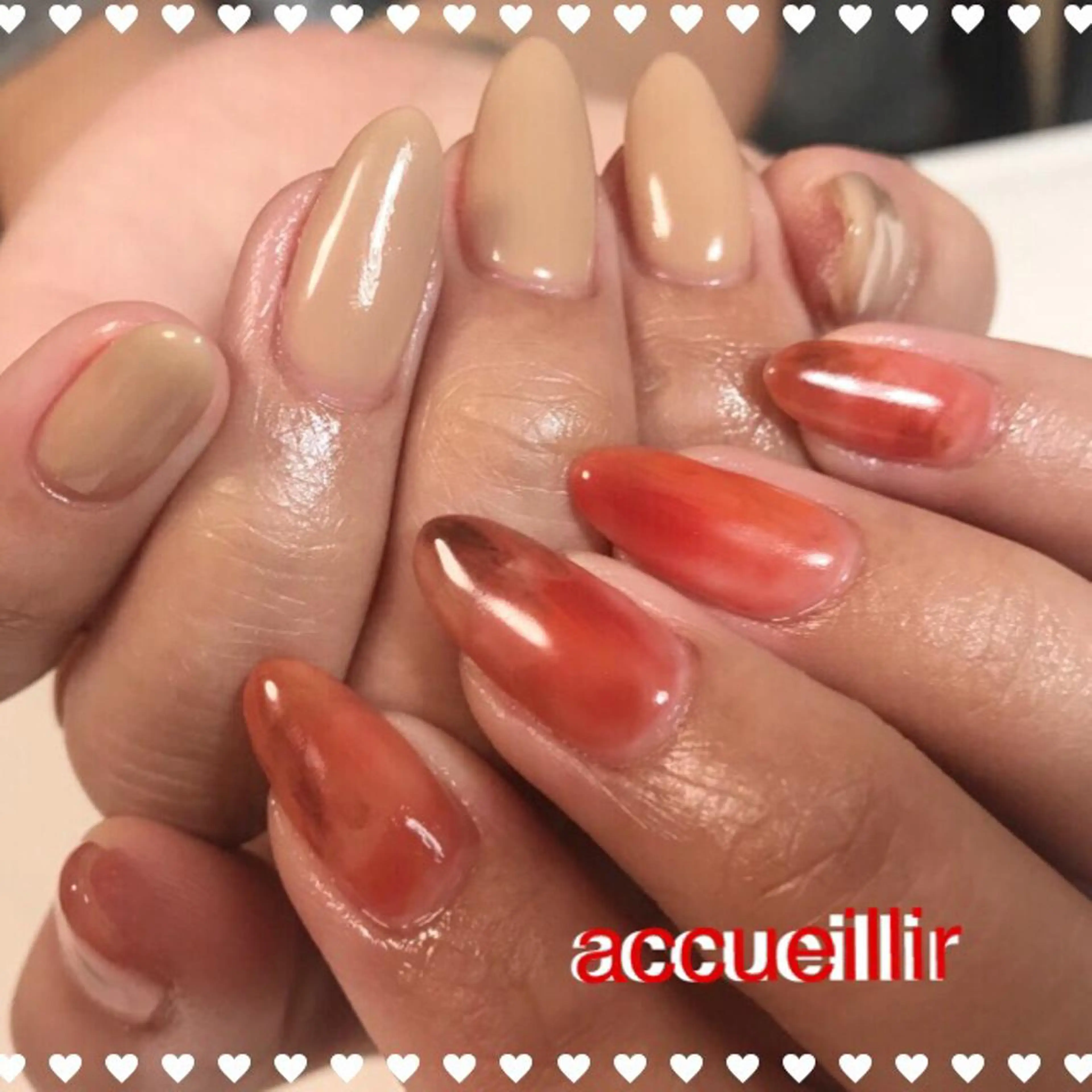 ロング nailアクイール morishitaのネイルデザイン