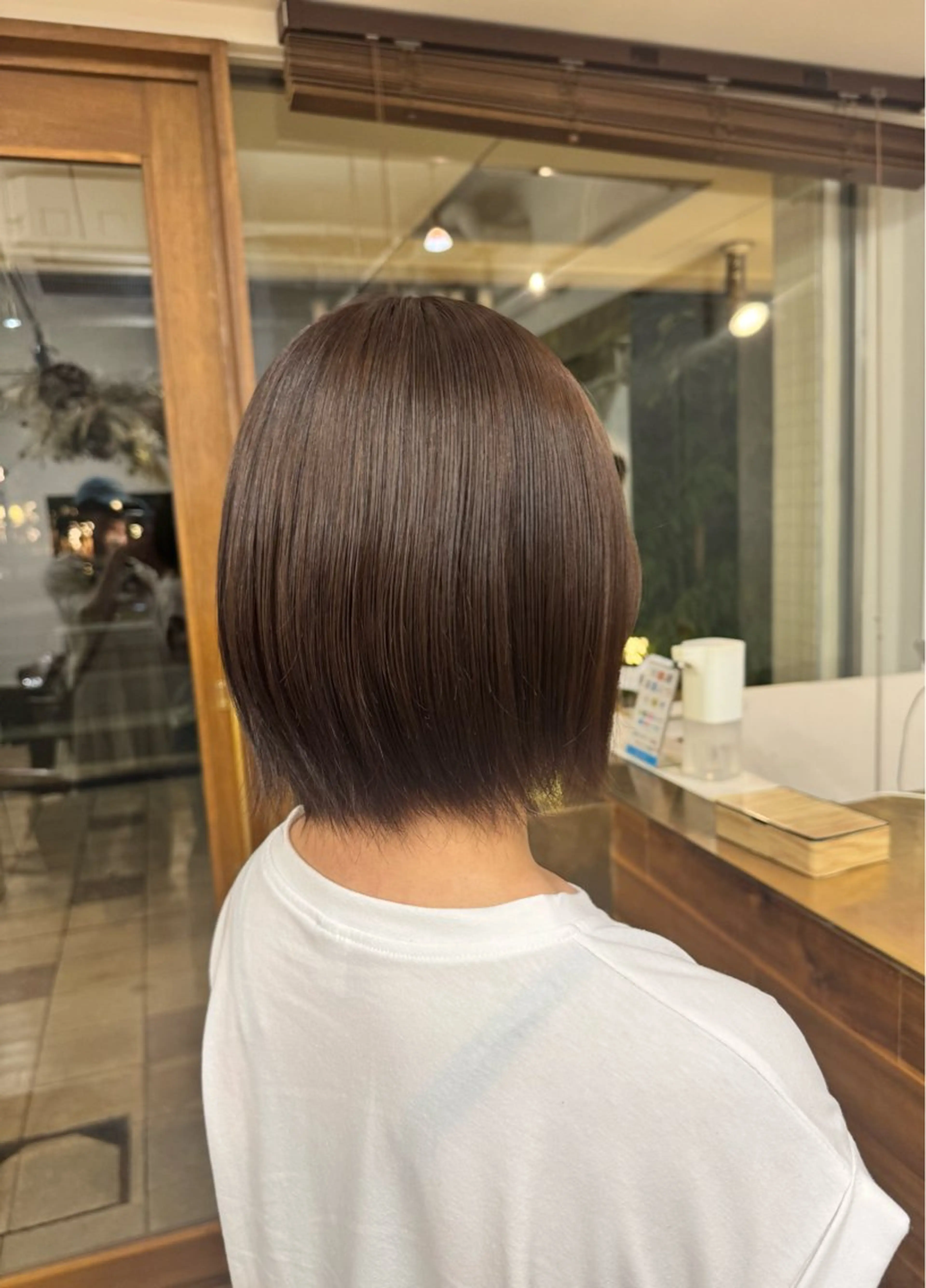 カラー アッシュ アッシュブラウン ブラウンカラー 透明感カラー ヘアカラー たけかわ みちのヘアスタイル