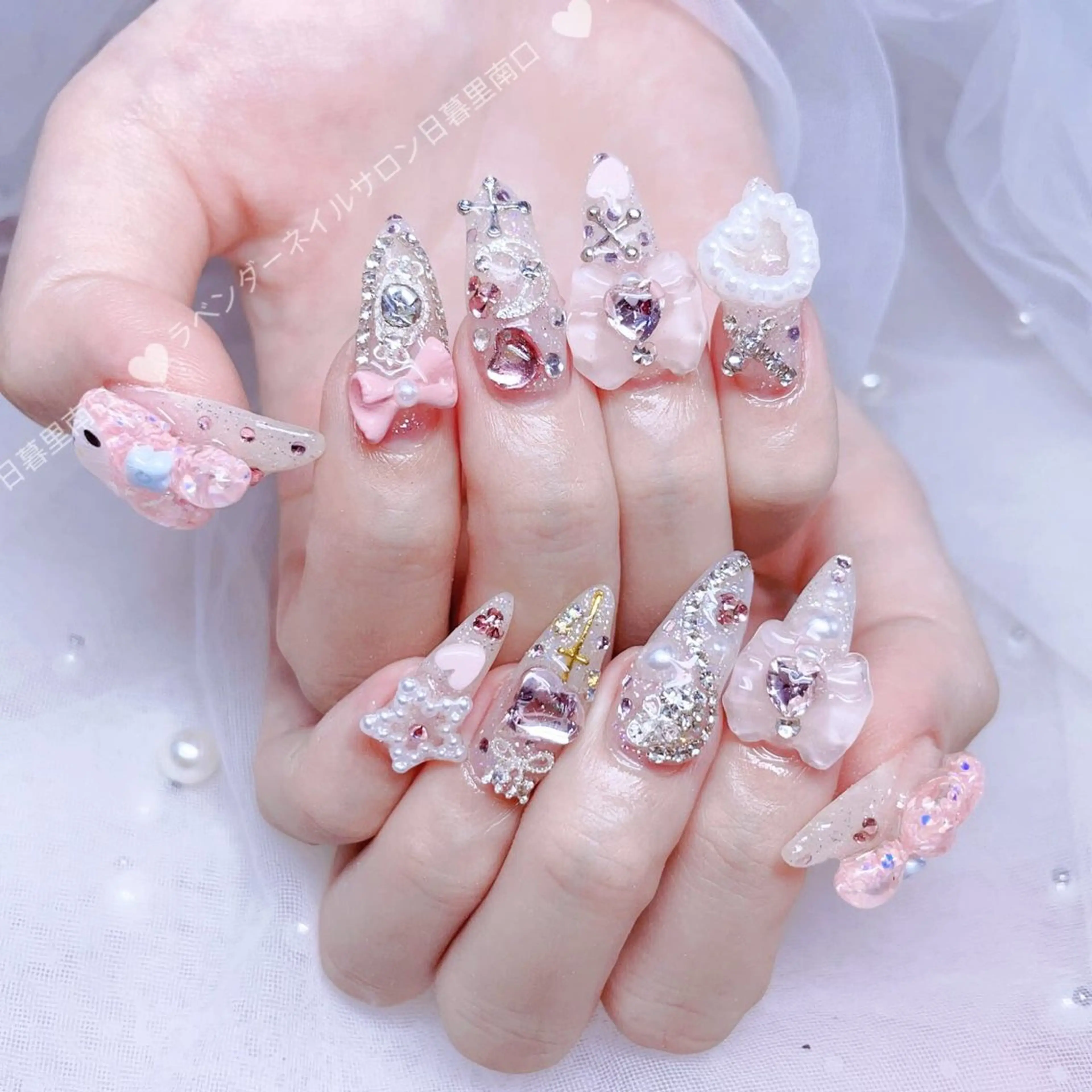 ネイル ラベンダー💖日暮里 ルル💖ネイルのネイルデザイン