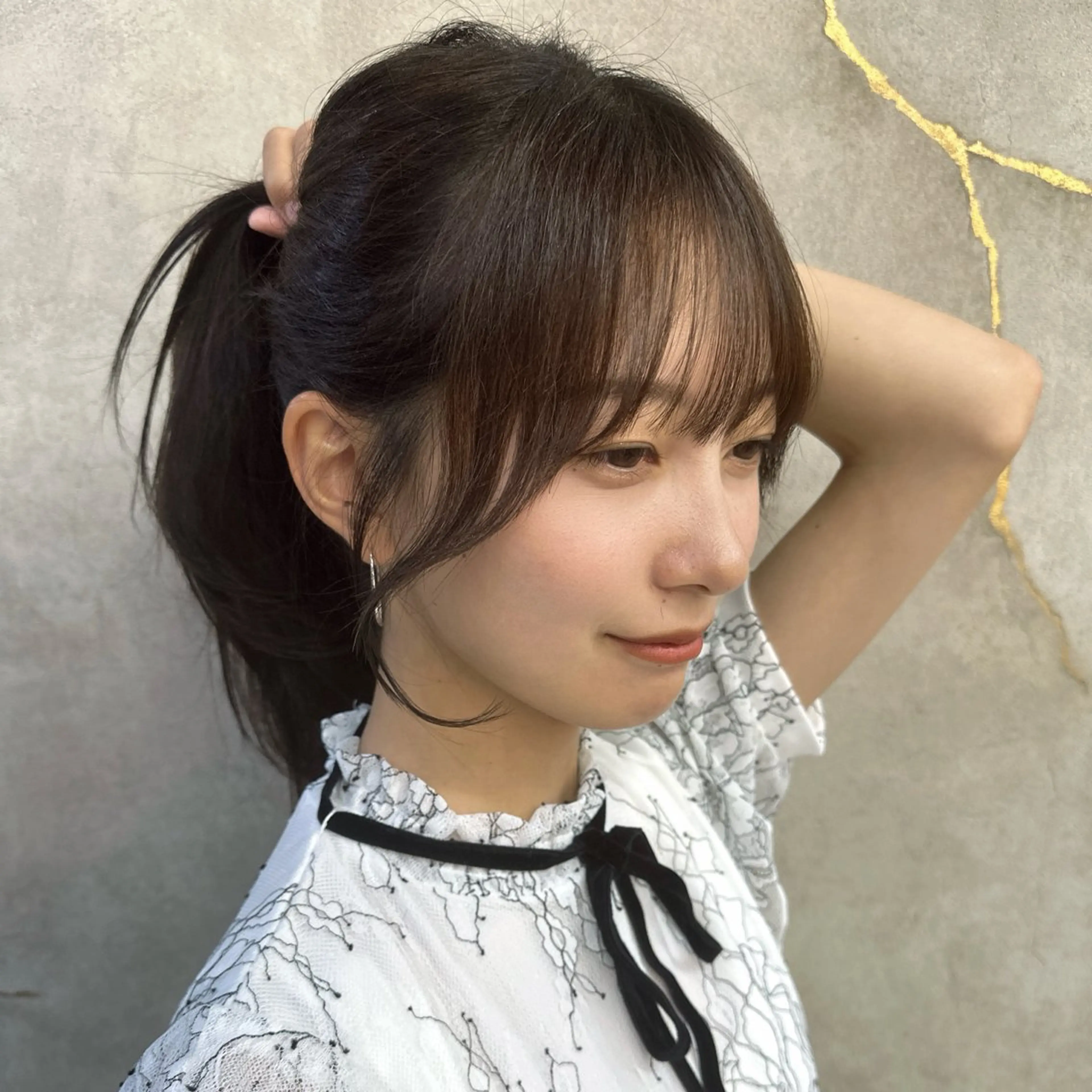 ロング カット 縮毛矯正 💖アイドル前髪/韓 国/美髪/小原幹太のヘアスタイル