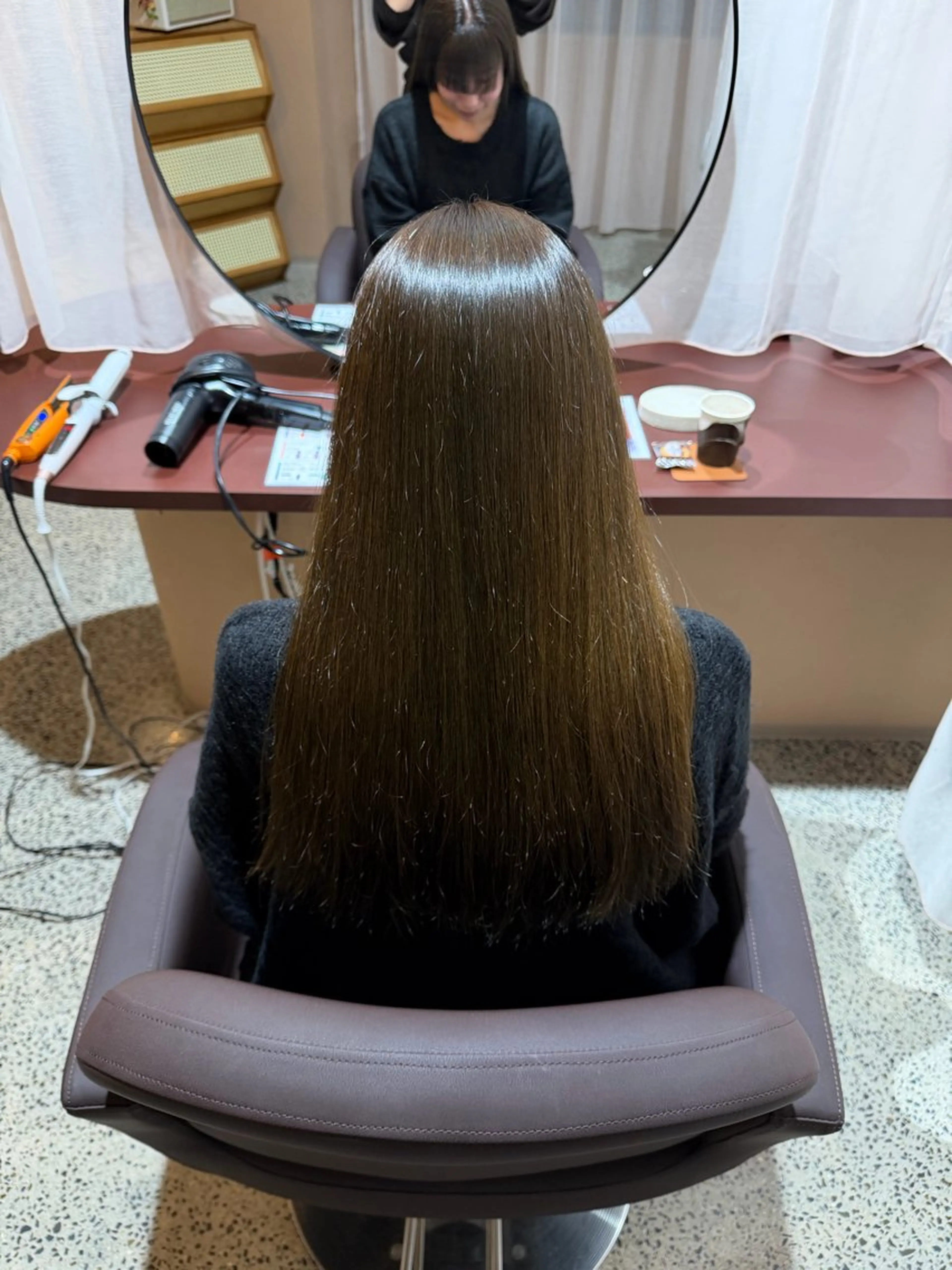 カラー YOKE 桃山台 SAKI♩ ܸのヘアスタイル