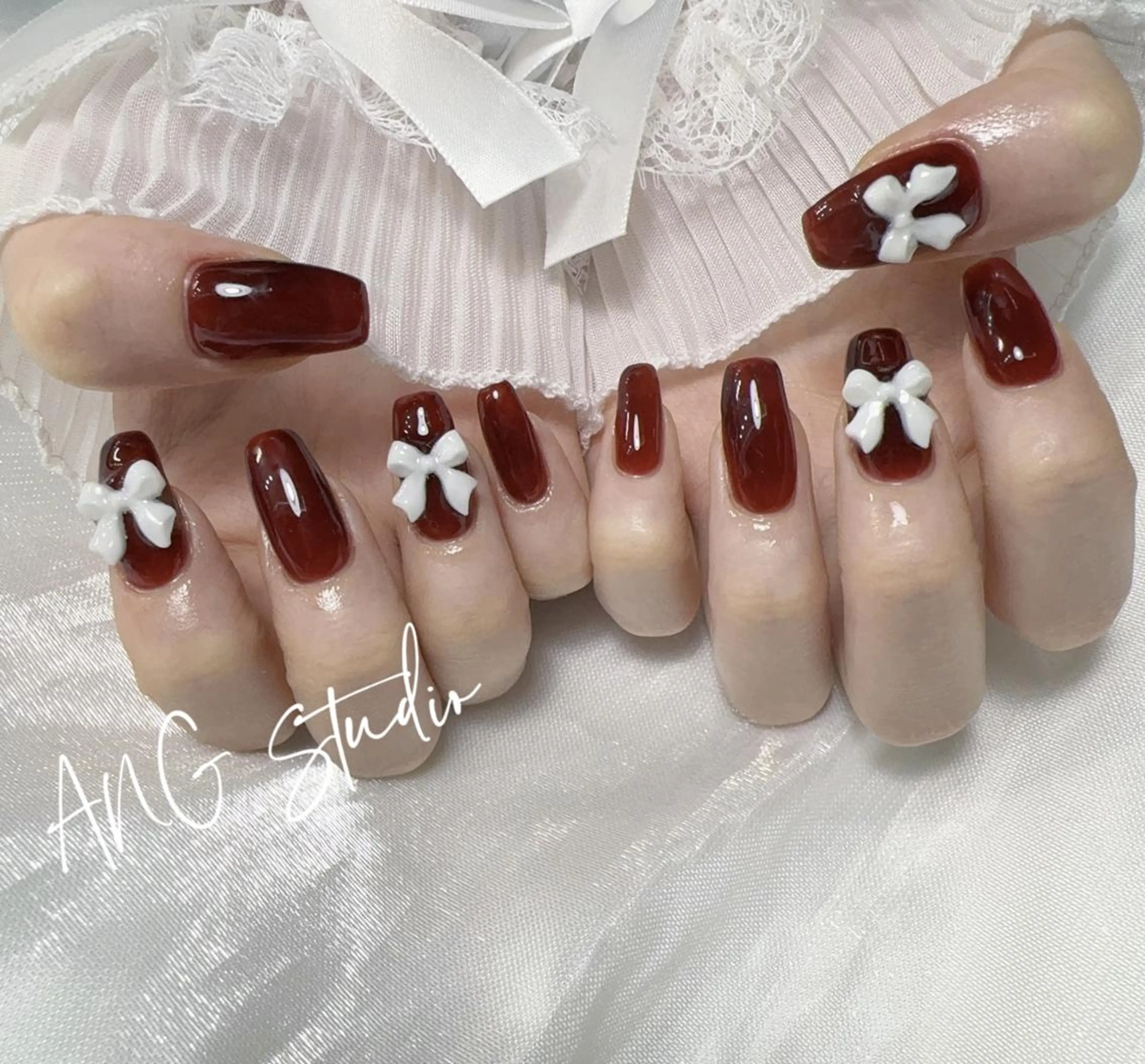 ネイル ANG アクリル スカルプ専門🌸のネイルデザイン