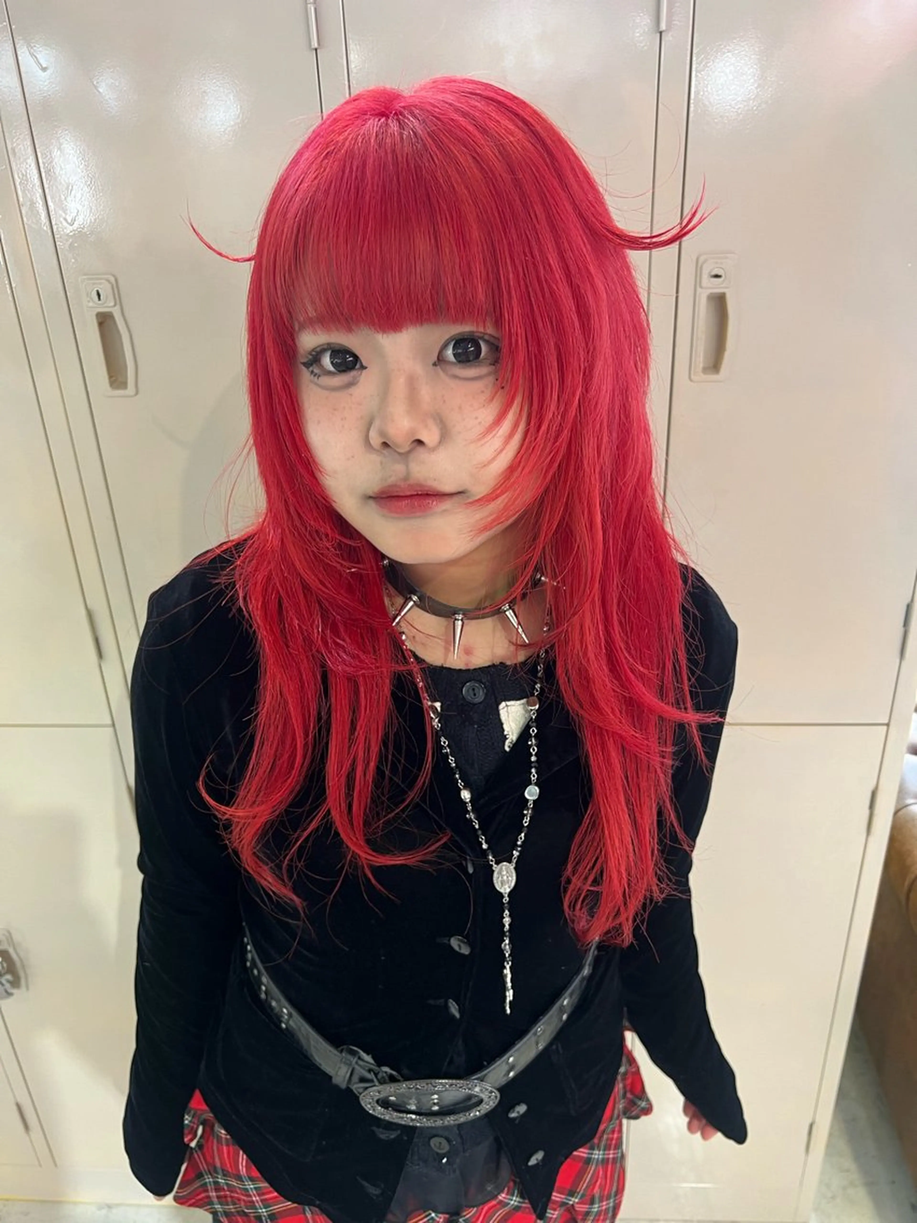 セミロング 💥ウルフカット デザインあんな💥のヘアスタイル