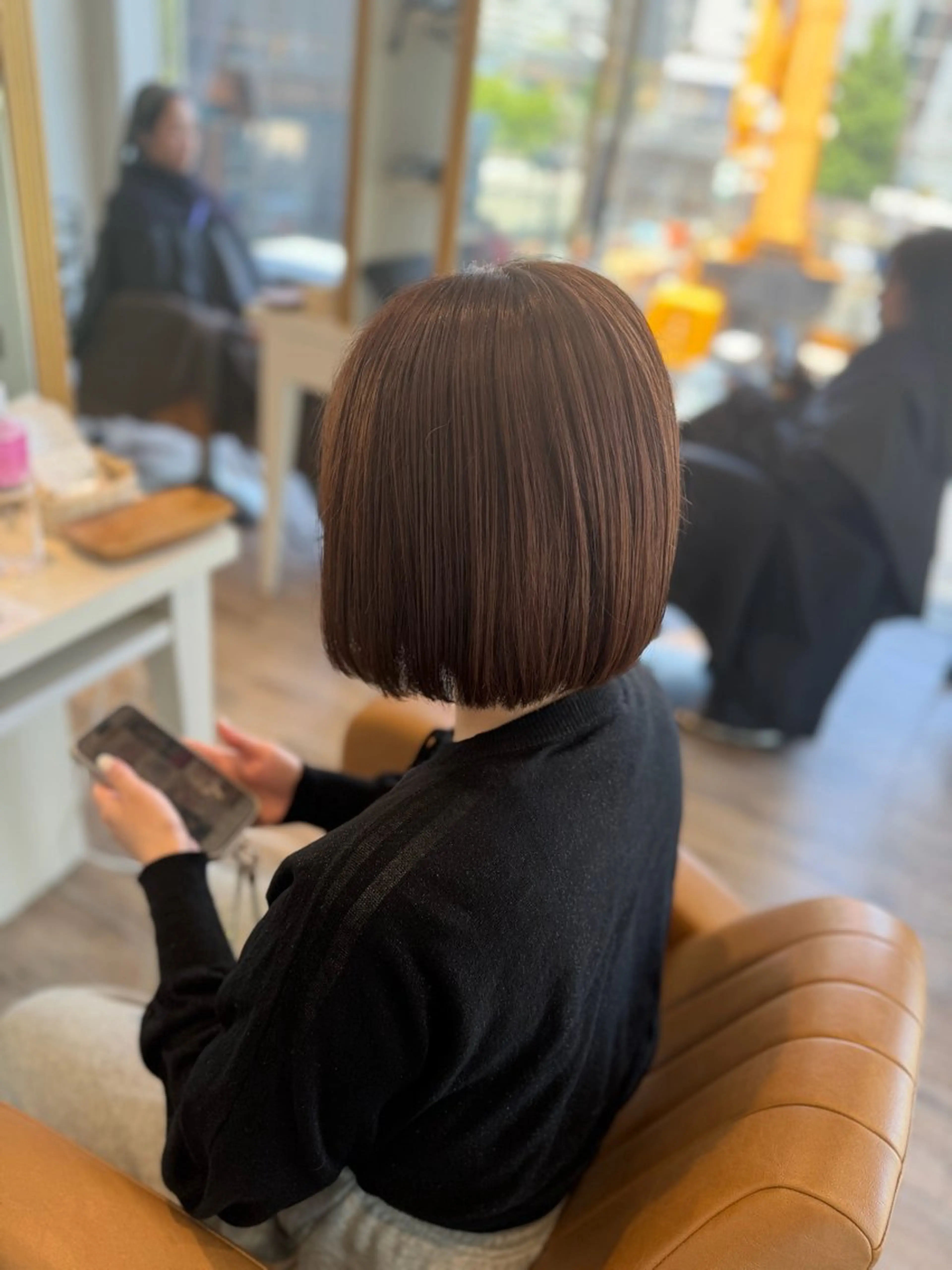 ショート カラー ヘアカラー トリートメント 美優🐩/透明感/ ブリーチ/栄のヘアスタイル