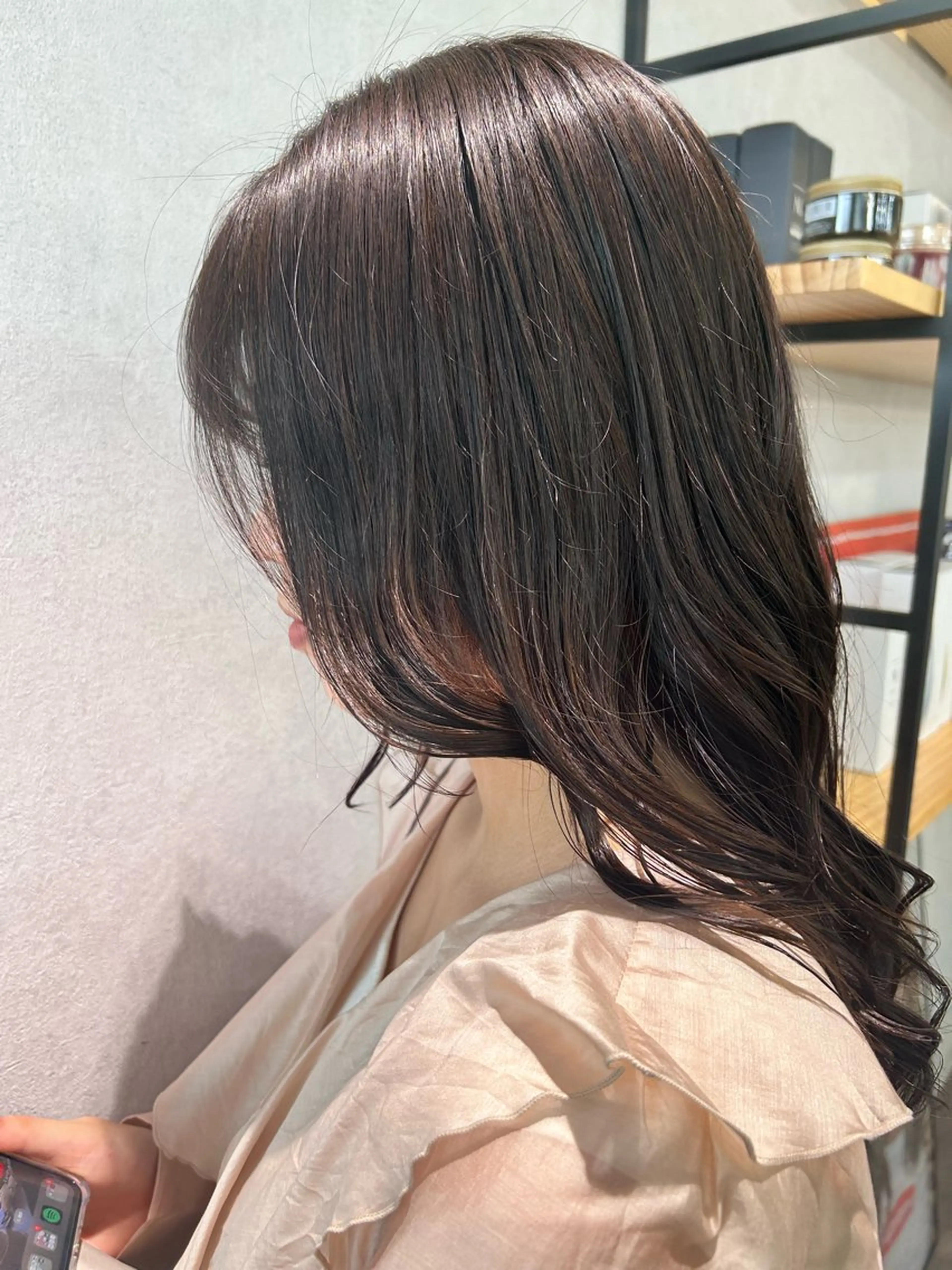 セミロング ヘアカラー トリートメント エクステ/ハイトーン /ミサキのヘアスタイル