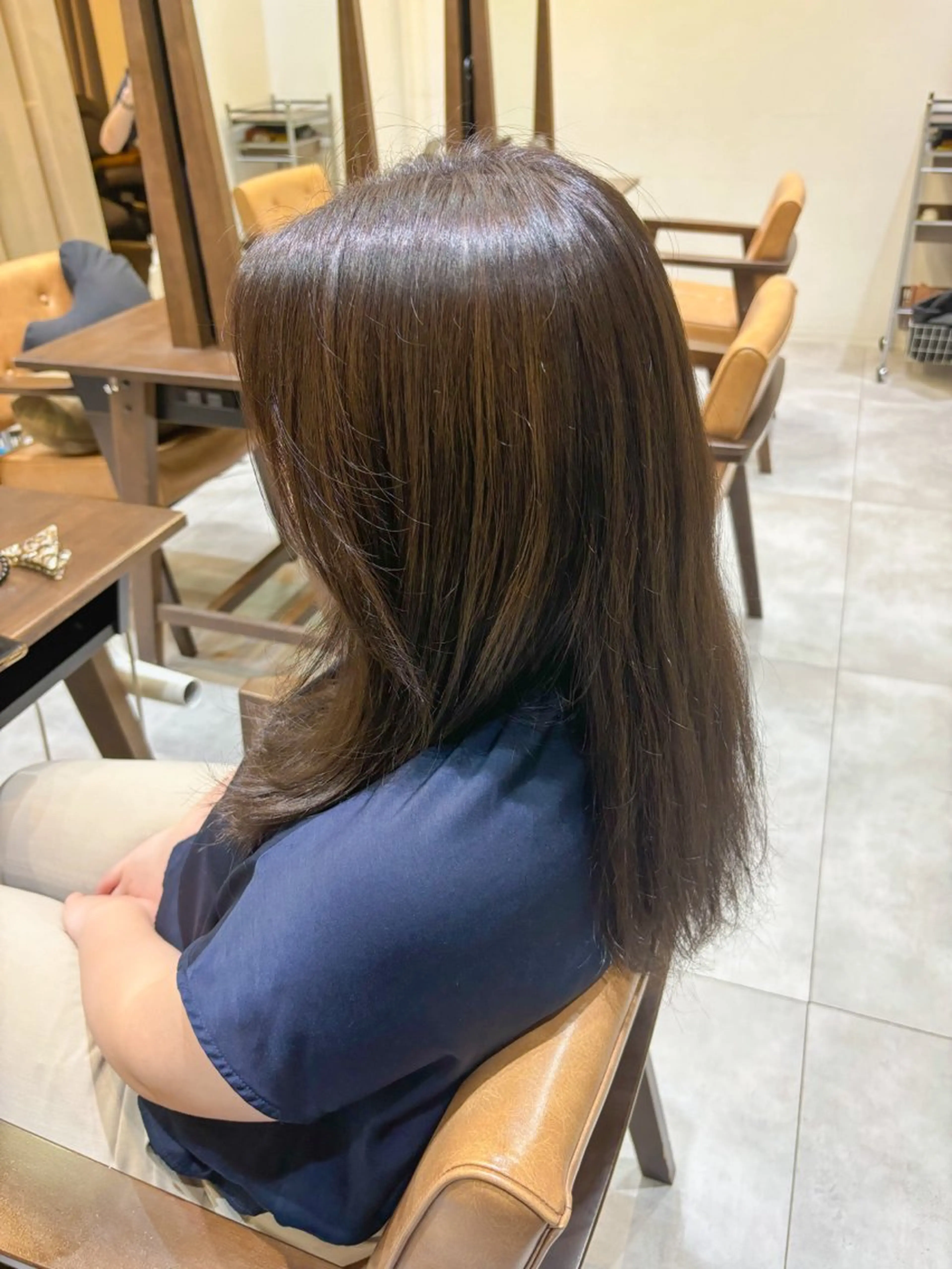 ロング カラー ベージュカラー mit セン北のヘアスタイル