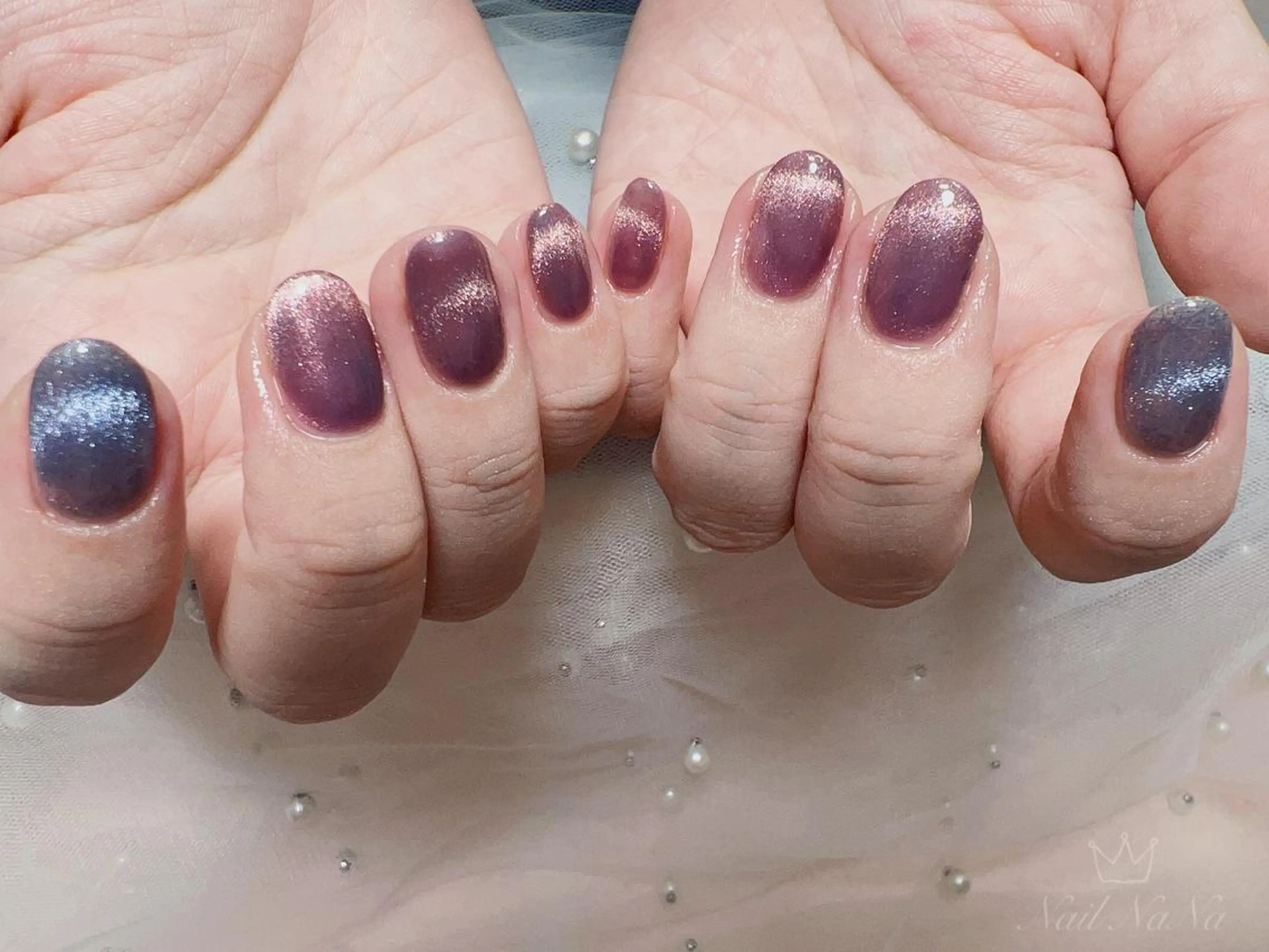 ショート カラー ネイル ハンドネイル Nail NaNaのネイルデザイン