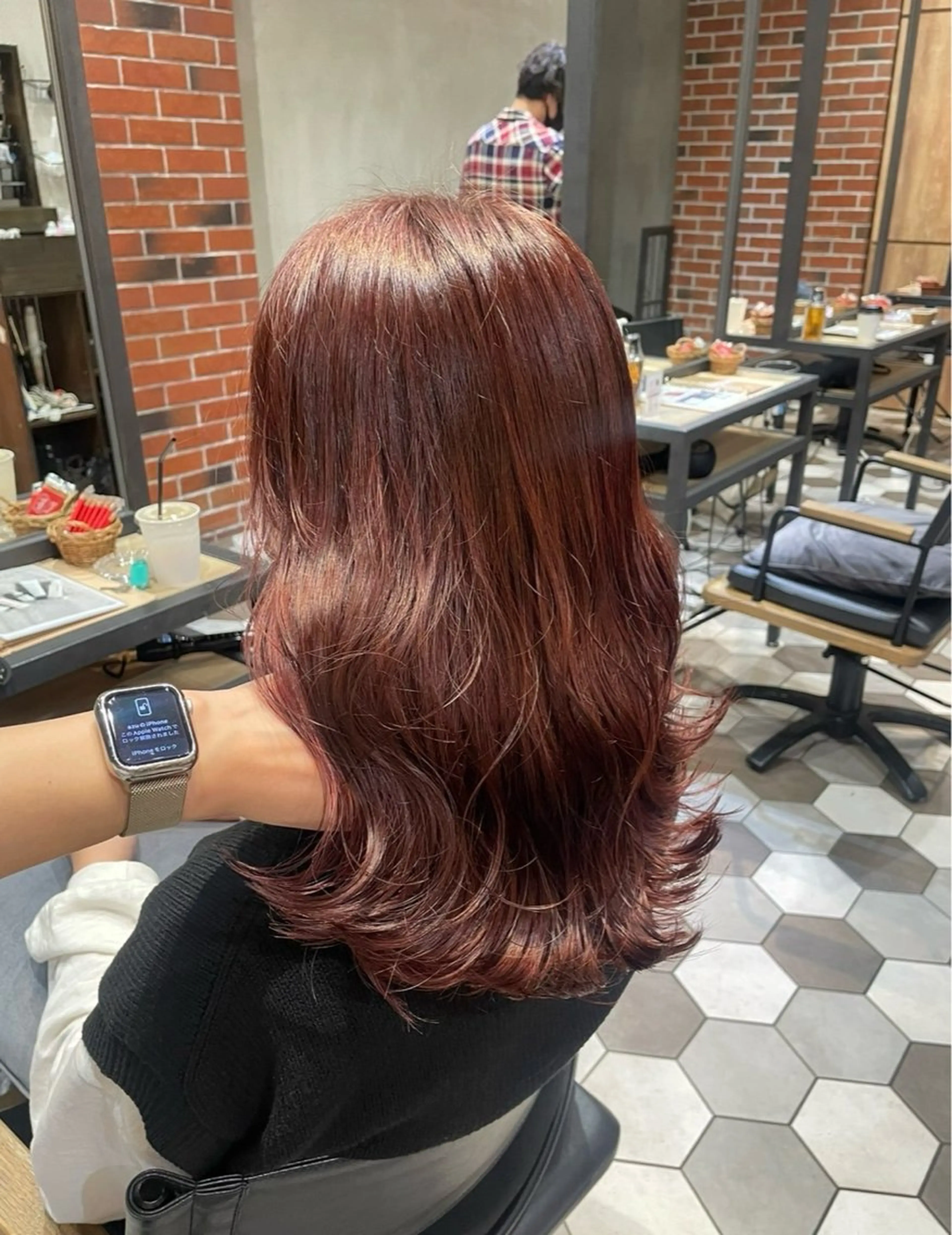 セミロング レイヤーカット/髪質 改善/鷲尾 駿のヘアスタイル