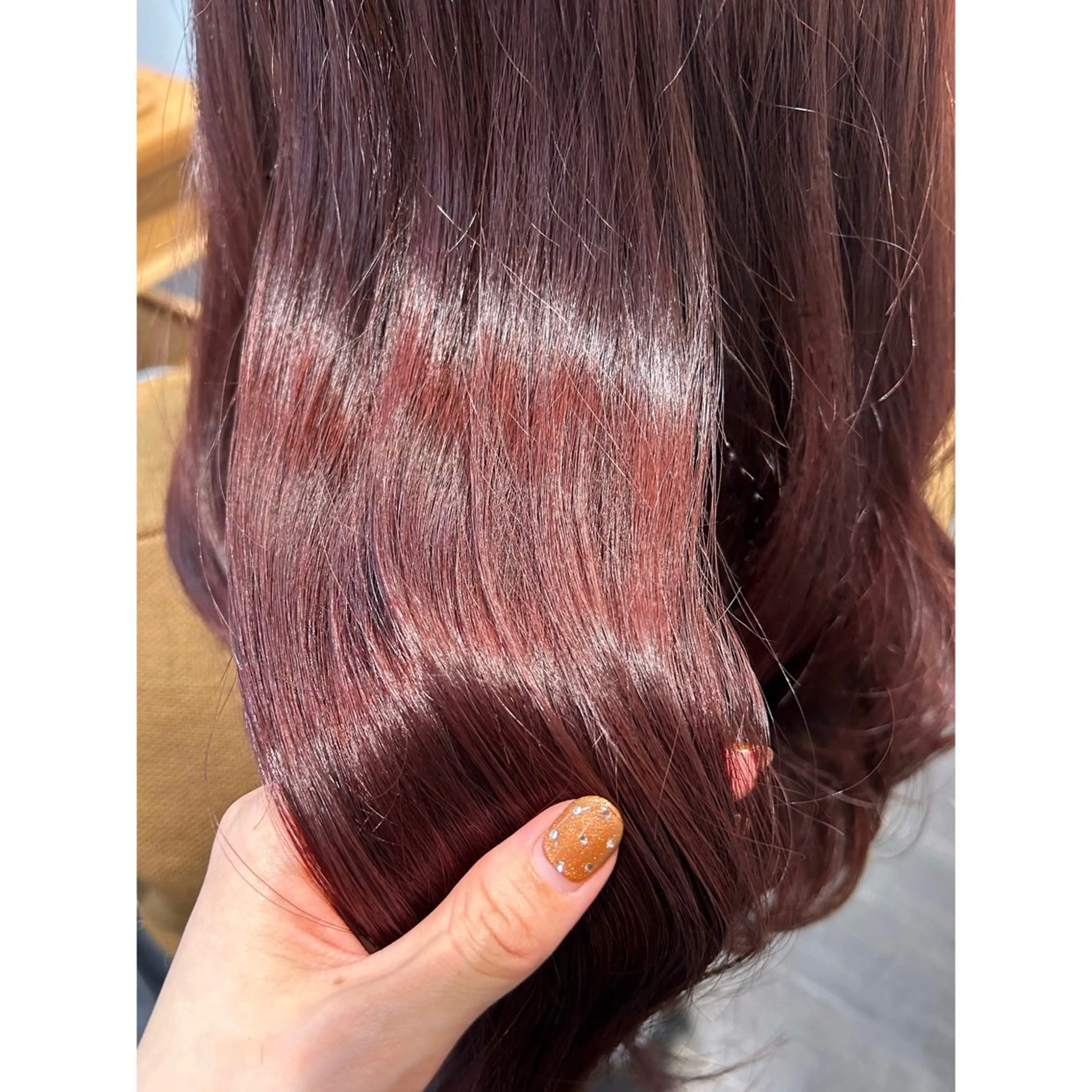 ロング カラー ブリーチ ダブルカラー ラベンダーカラー ラベンダーピンク ブリーチなしカラー ヘアカラー トリートメント ◎かしま◎暖色ｶﾗｰ /ﾒﾝｽﾞﾊﾟｰﾏのヘアスタイル