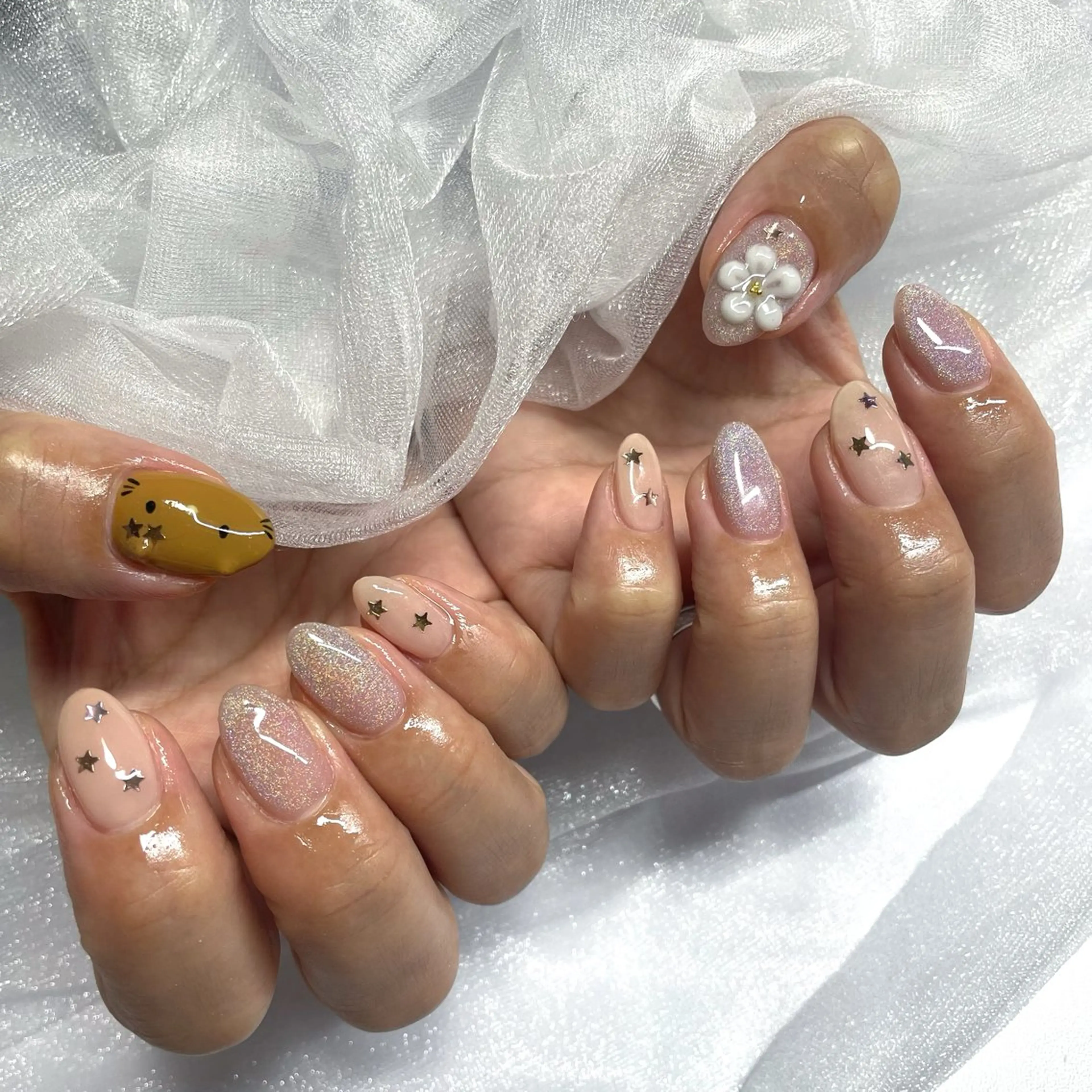 ネイル アートネイル ハンドネイル 佐柄 あすかのネイルデザイン