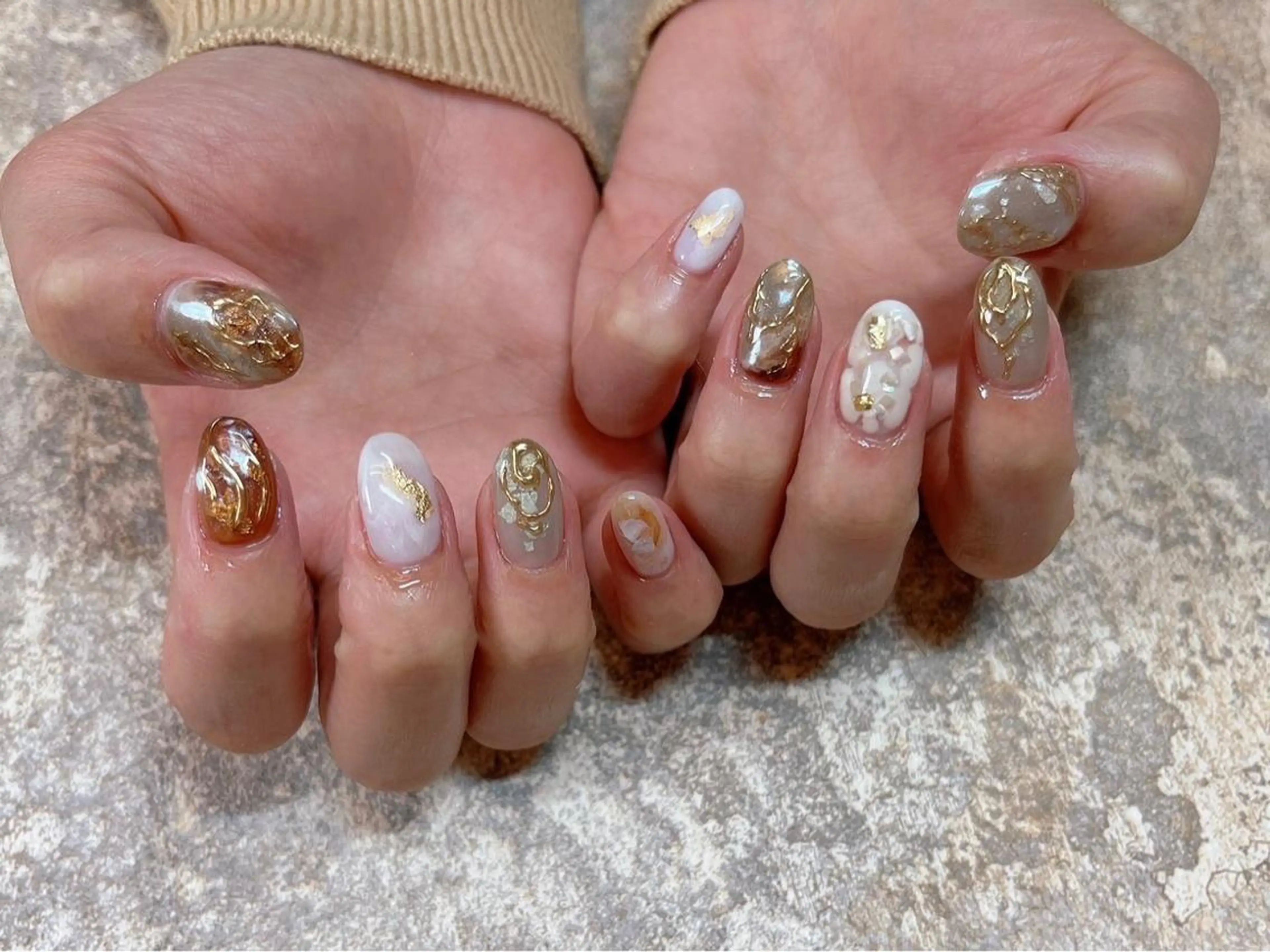 ネイル ハンドネイル LOVE NAIL 💕Sonoのネイルデザイン