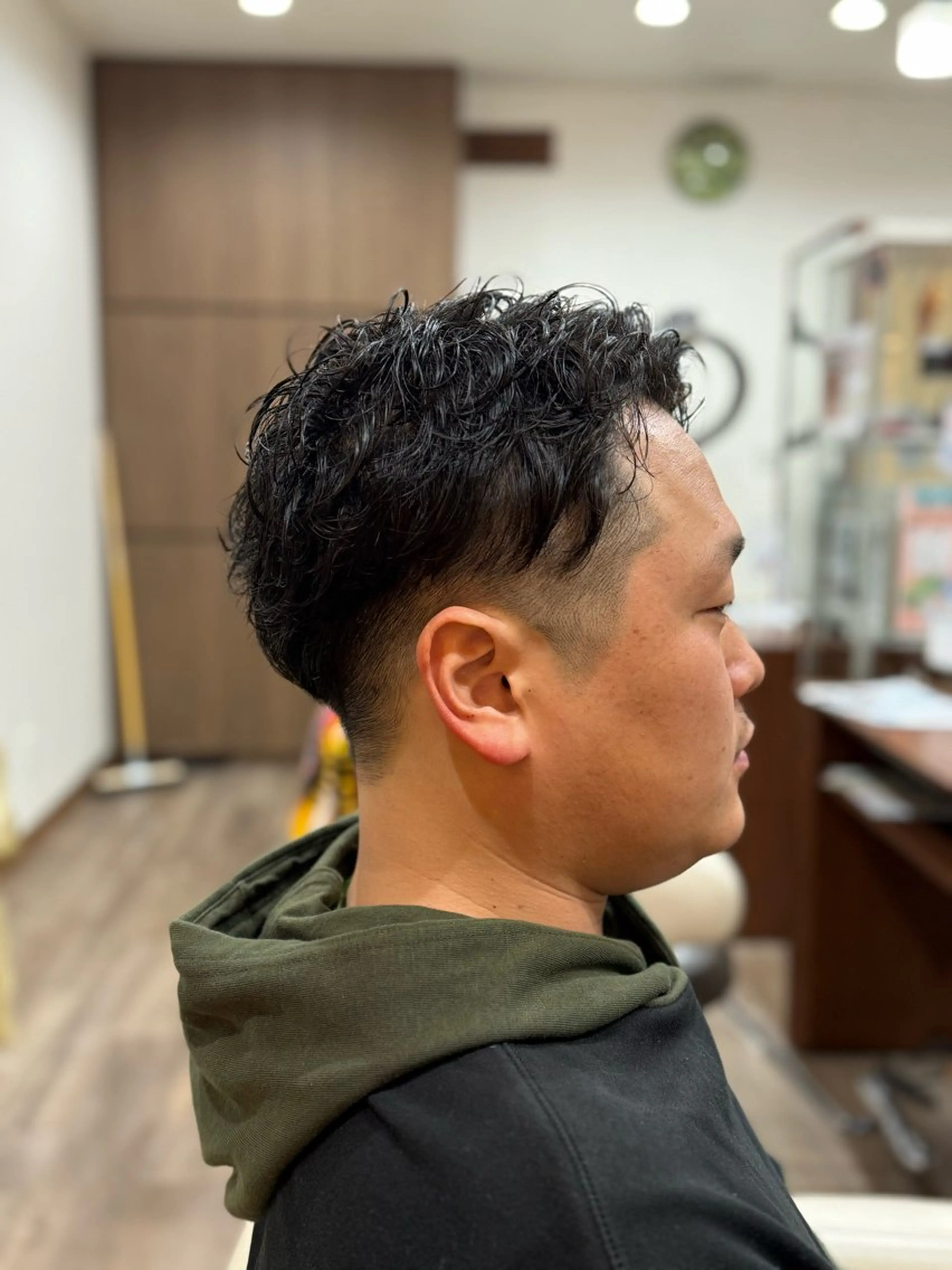 パーマ メンズ カット パーマ 山田 梓のヘアスタイル