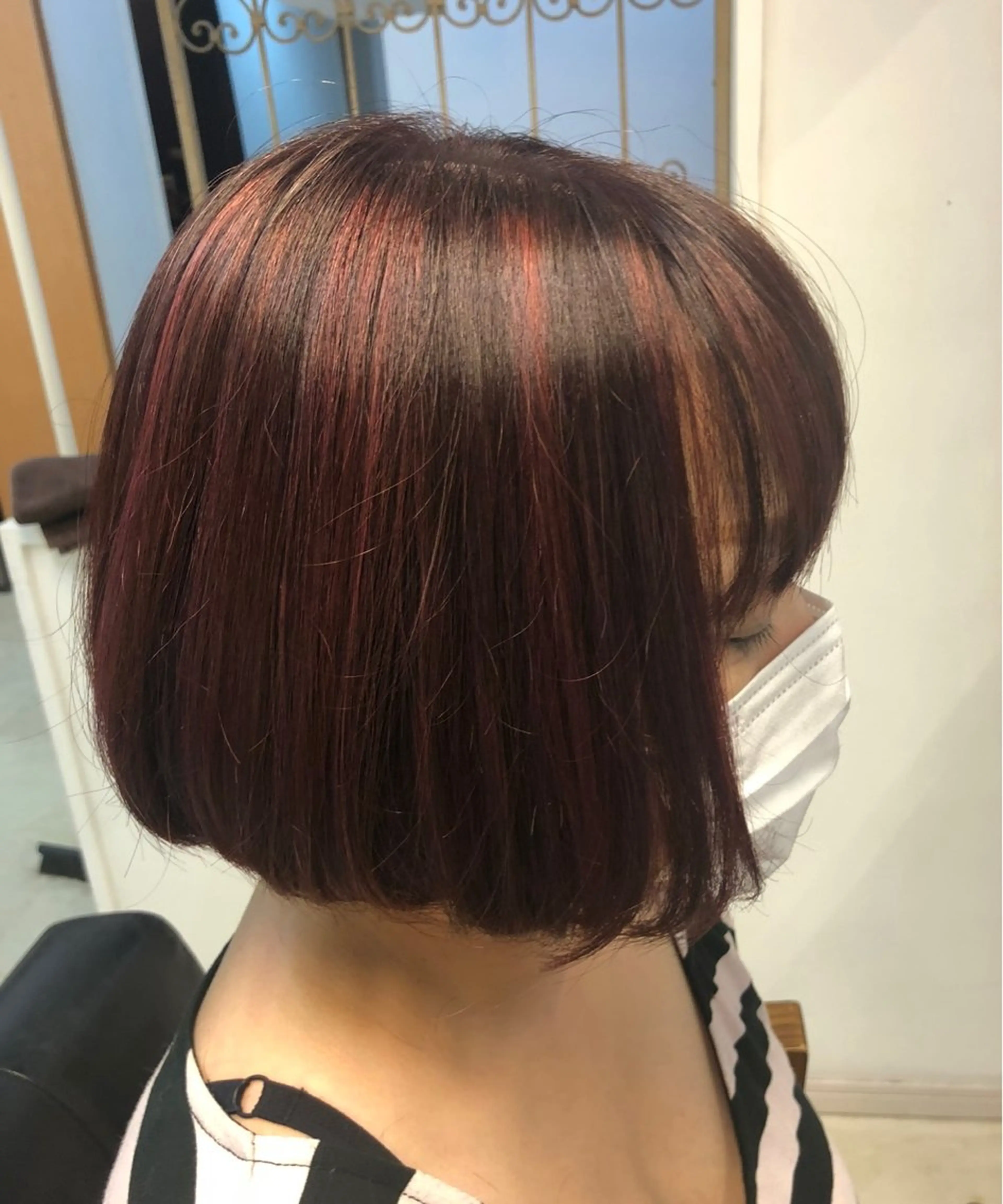 ショート ハイライト 櫻井 千穂のヘアスタイル