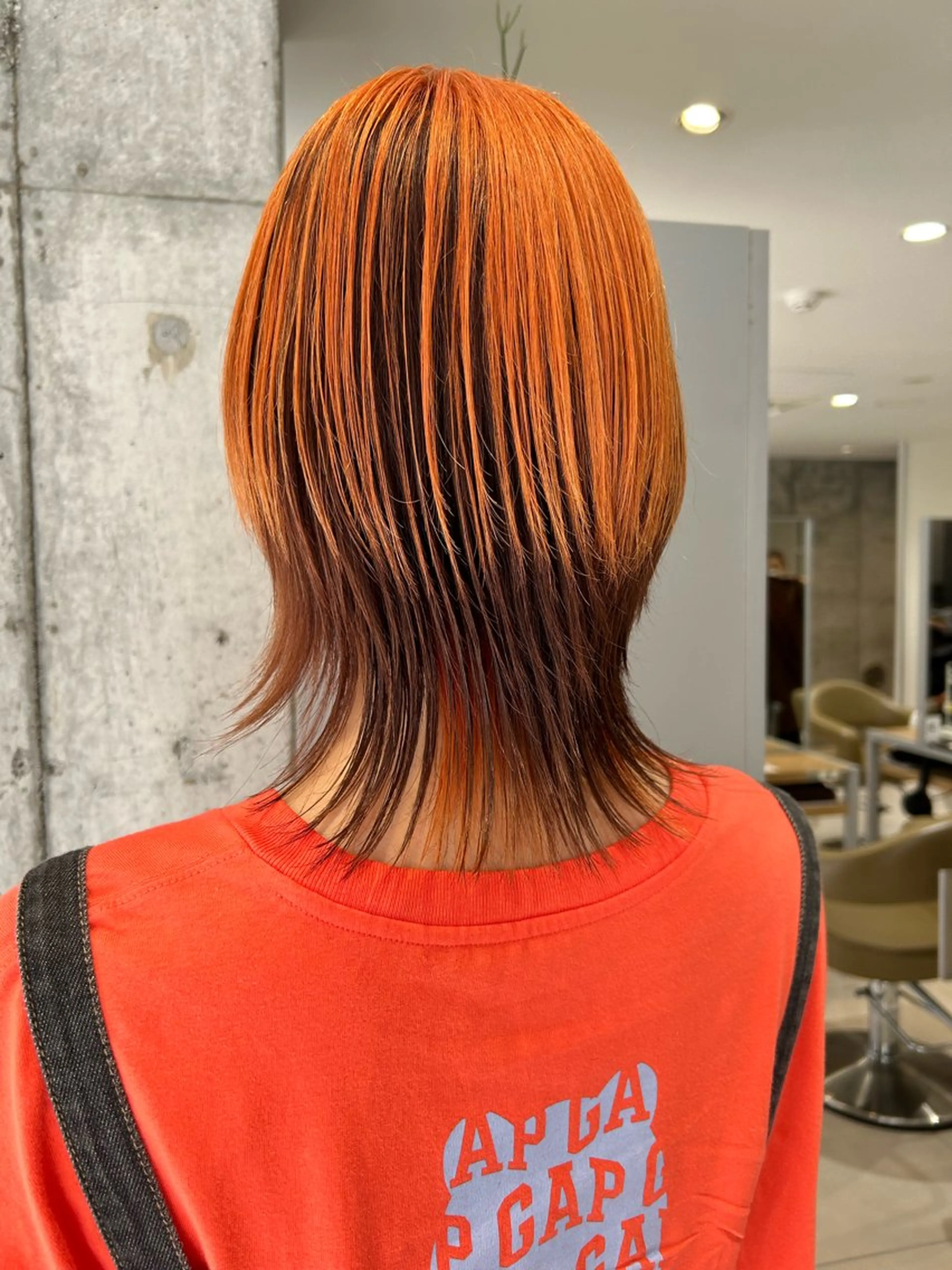 ミディアム カラー カット ヘアカラー トリートメント 🦖ミニボブ/ボブ /MOEKA🦕のヘアスタイル