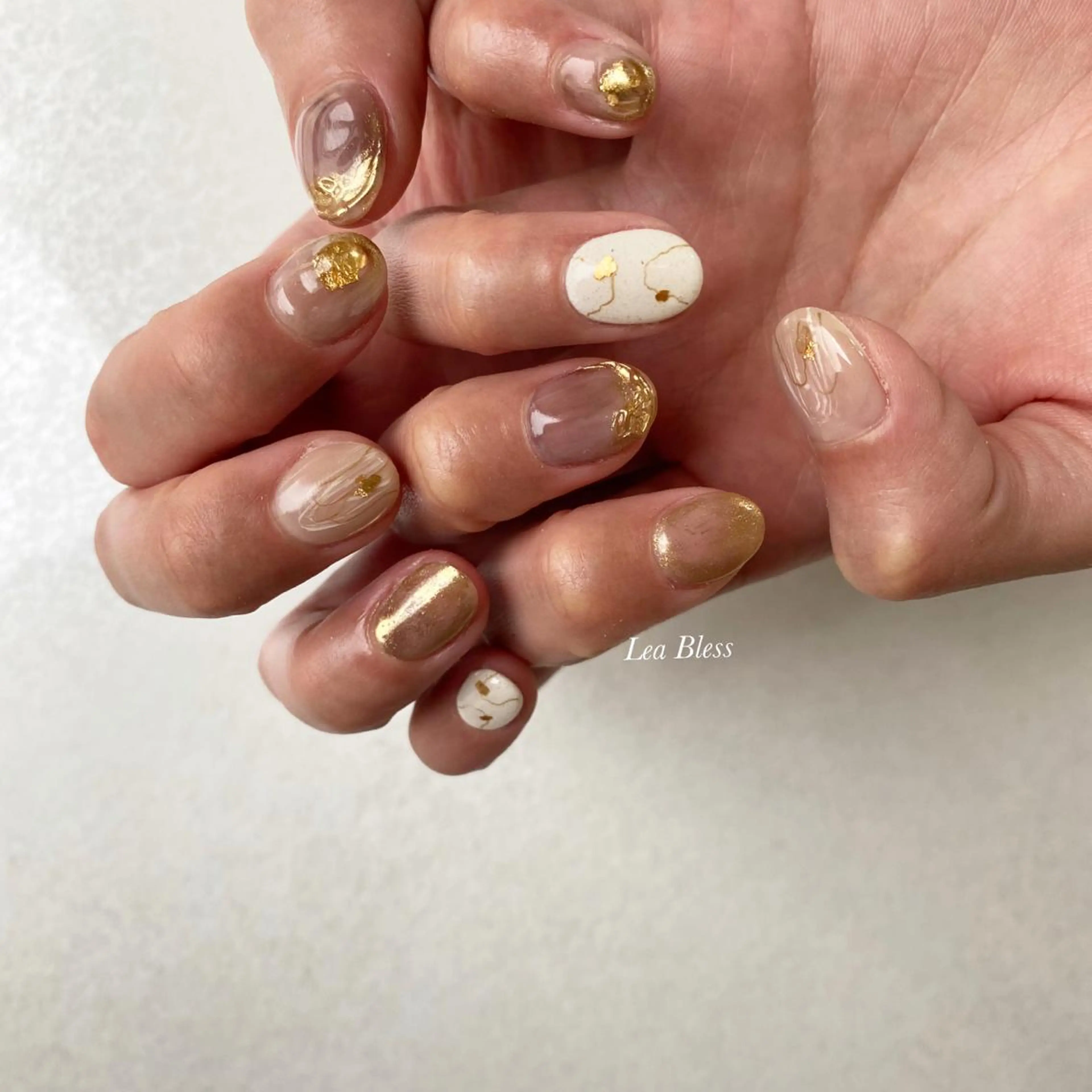 ネイル ハンドネイル Lea Bless 河原町のネイルデザイン