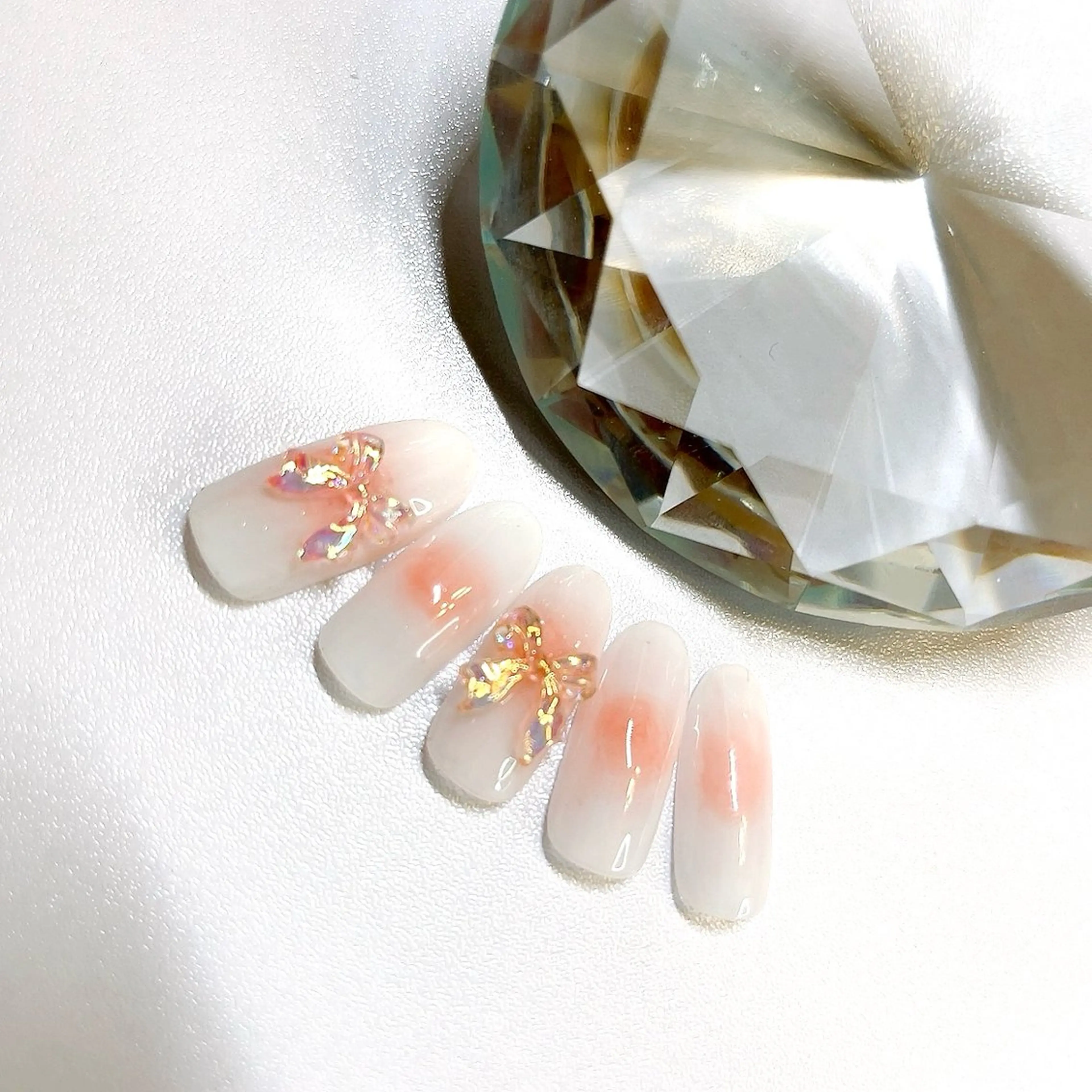 ネイル チークネイル ワンカラーネイル シンプルネイル ワンホンネイル ハンドネイル プライベートサロン N's Nailのネイルデザイン