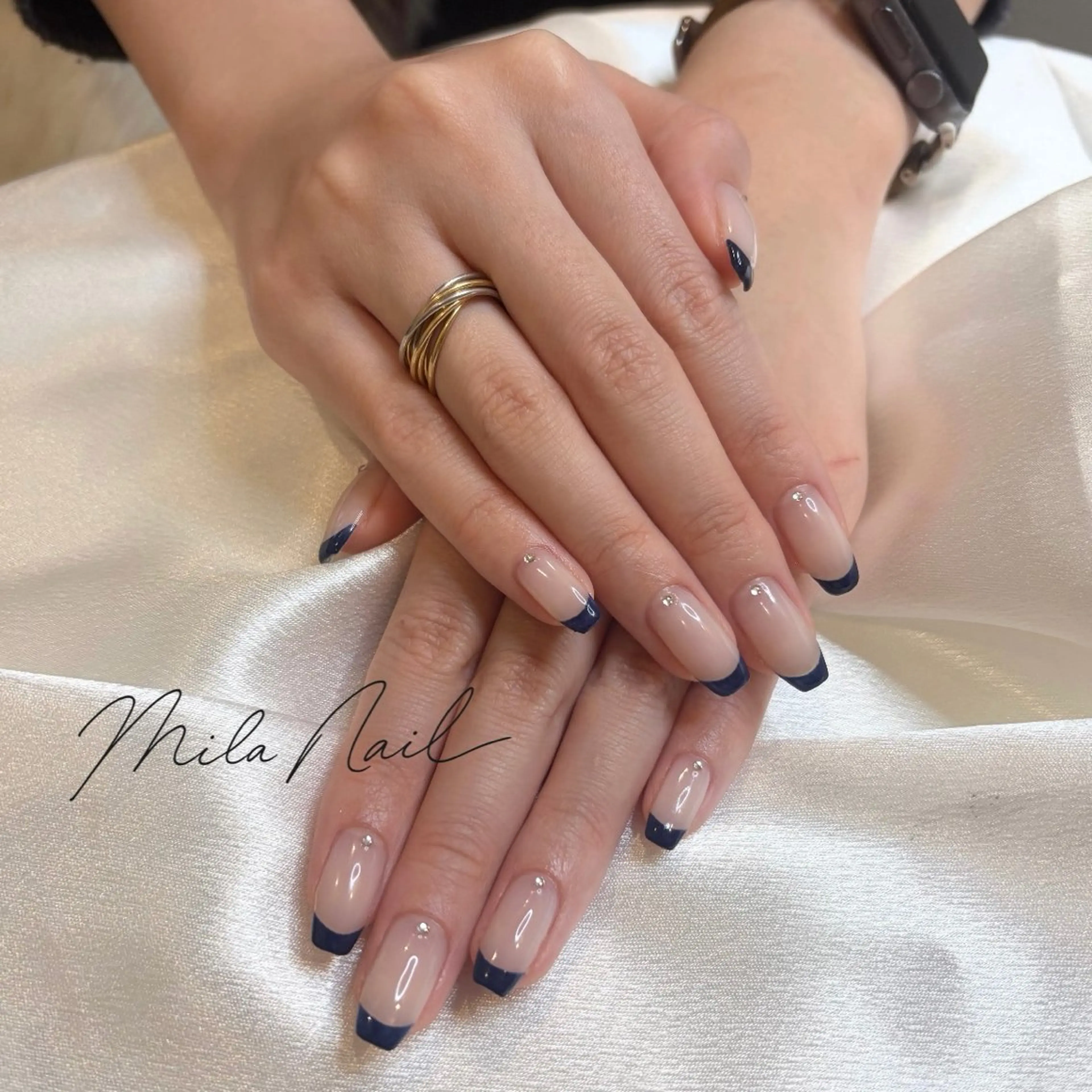 ネイル フレンチネイル Mila Nailのネイルデザイン