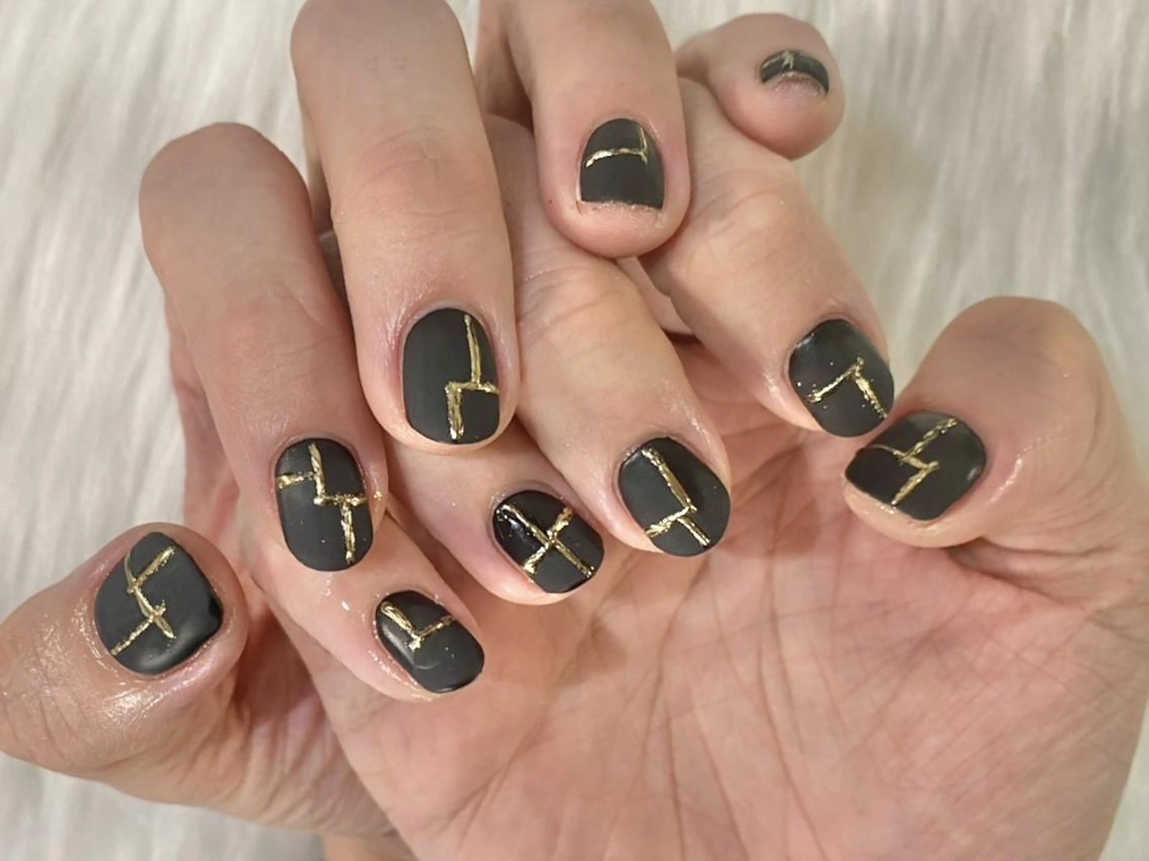 メンズ ショート Aole'a Nailのネイルデザイン