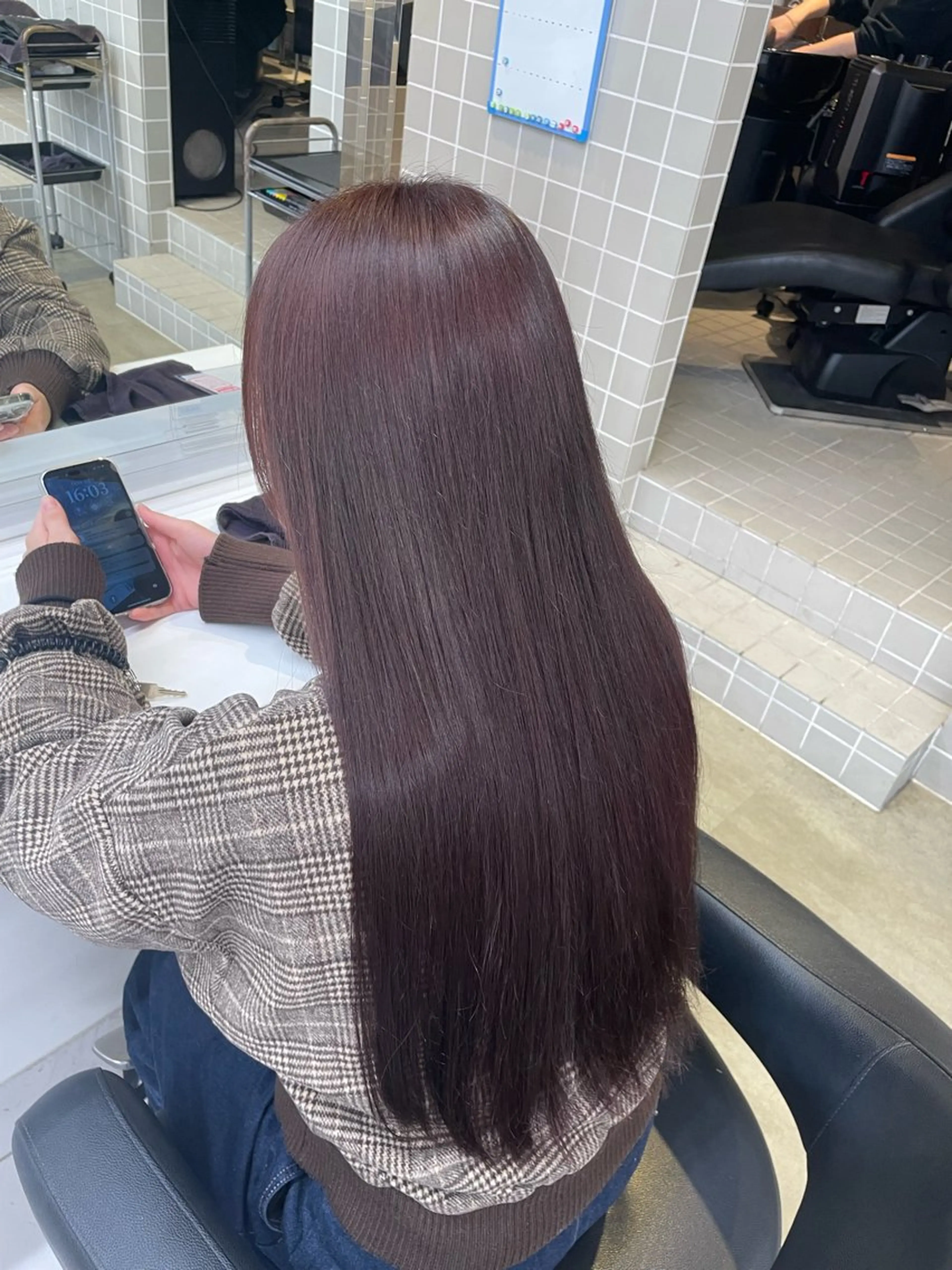 ロング カラー ヘアアレンジ ヘアカラー トリートメント ヘアセット 💗横浜美容室 💗HARUNAのヘアスタイル