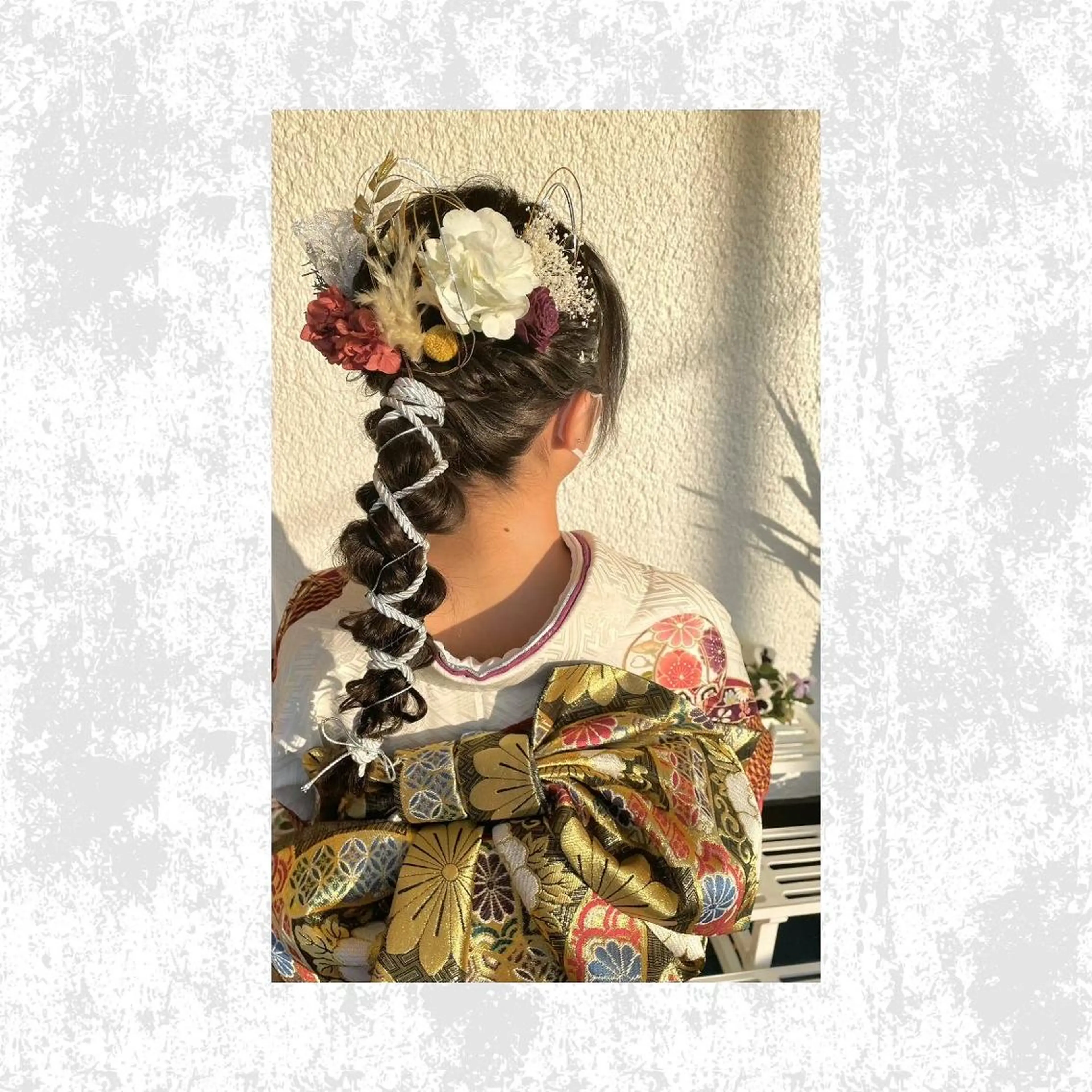 ロング ヘアセット 菊池 栄里奈のヘアスタイル