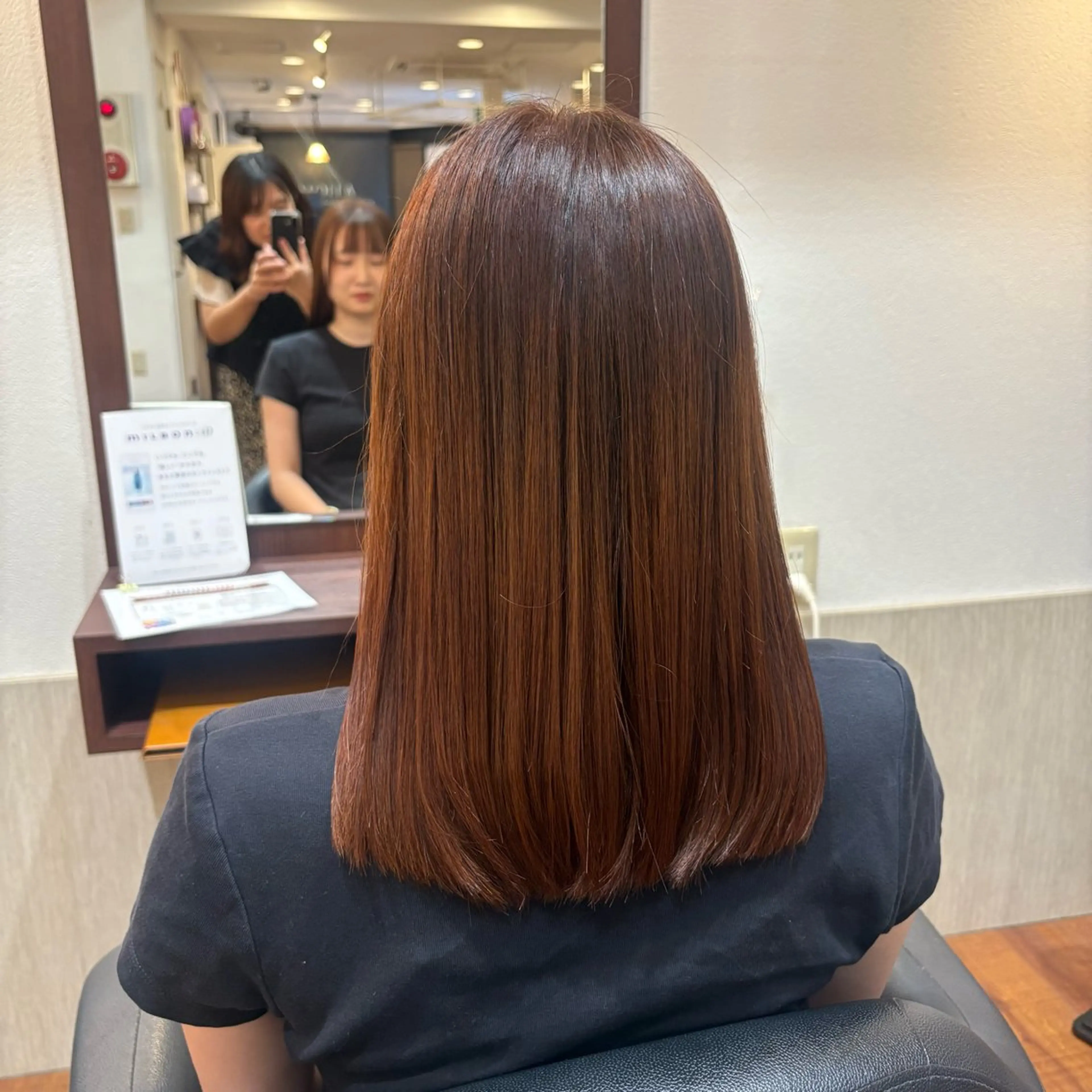 ロング MOLLASALON 浅香山店所属・髪質改善カラー 縮毛矯正🤍辻桃加のヘアスタイル