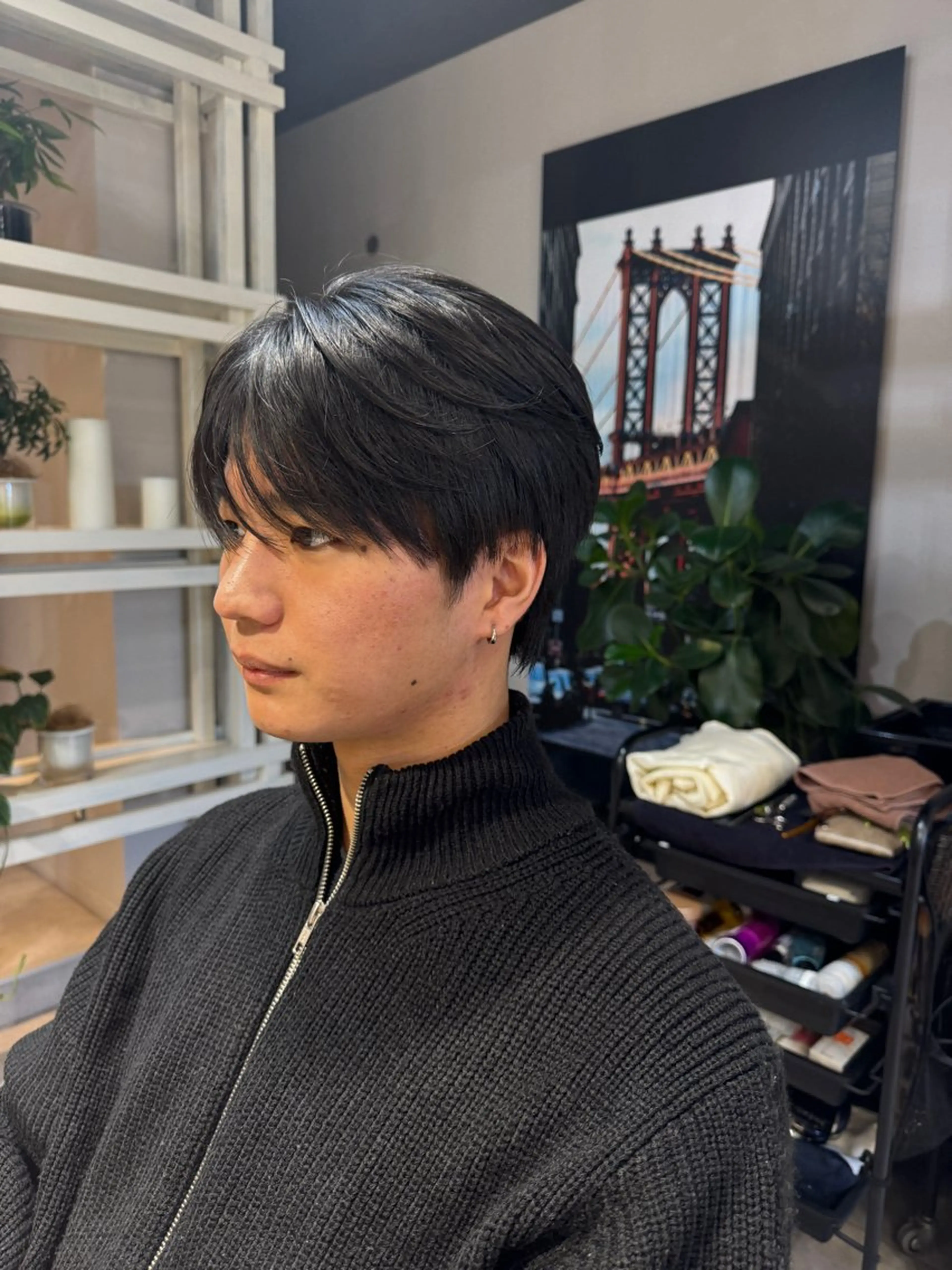 ショート メンズ マッシュ メンズウルフカット ショートヘア ウルフカット カット 似合う髪型が 分からない方へのヘアスタイル