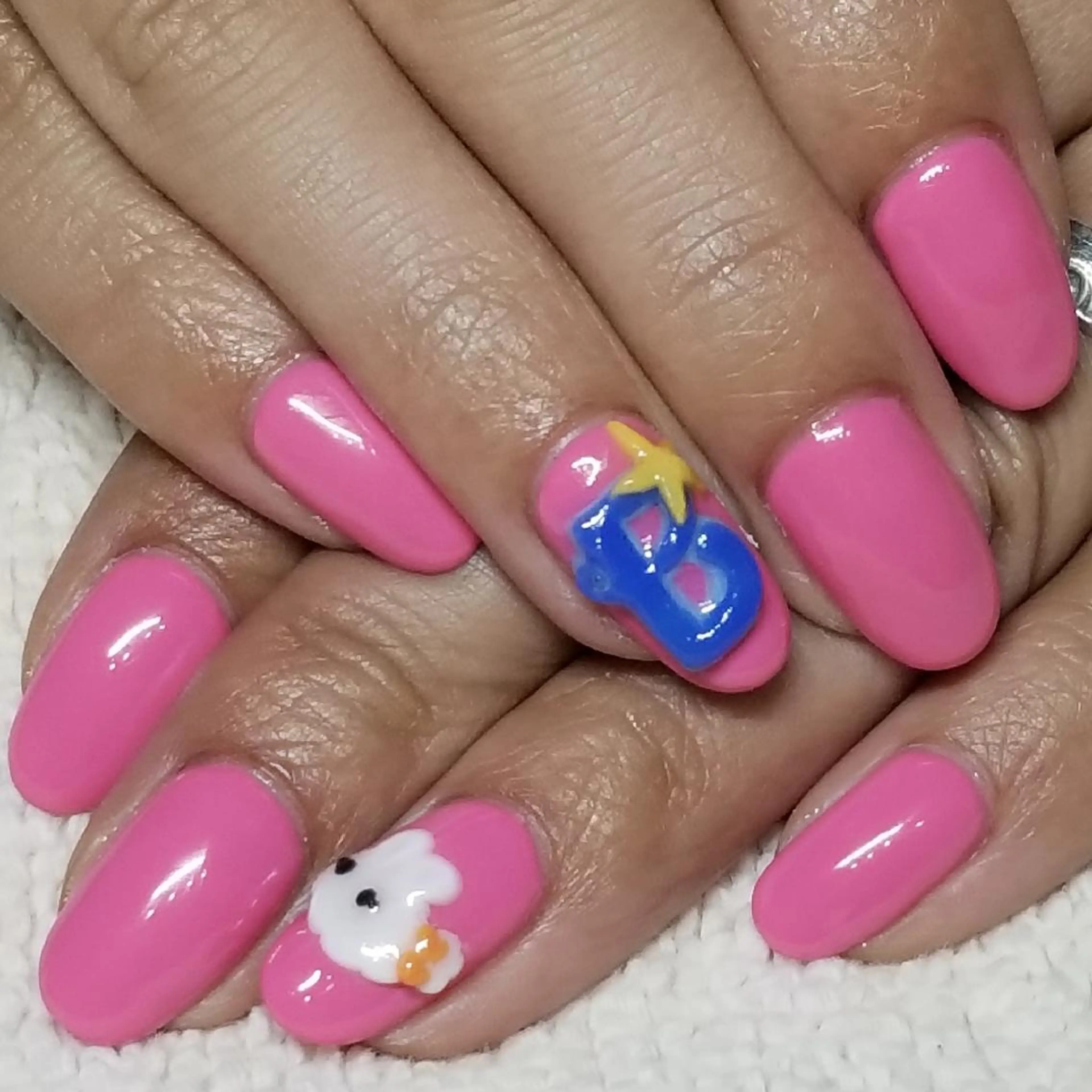 ネイル ワンカラーネイル ピンク ハンドネイル よしだ ひろきのネイルデザイン