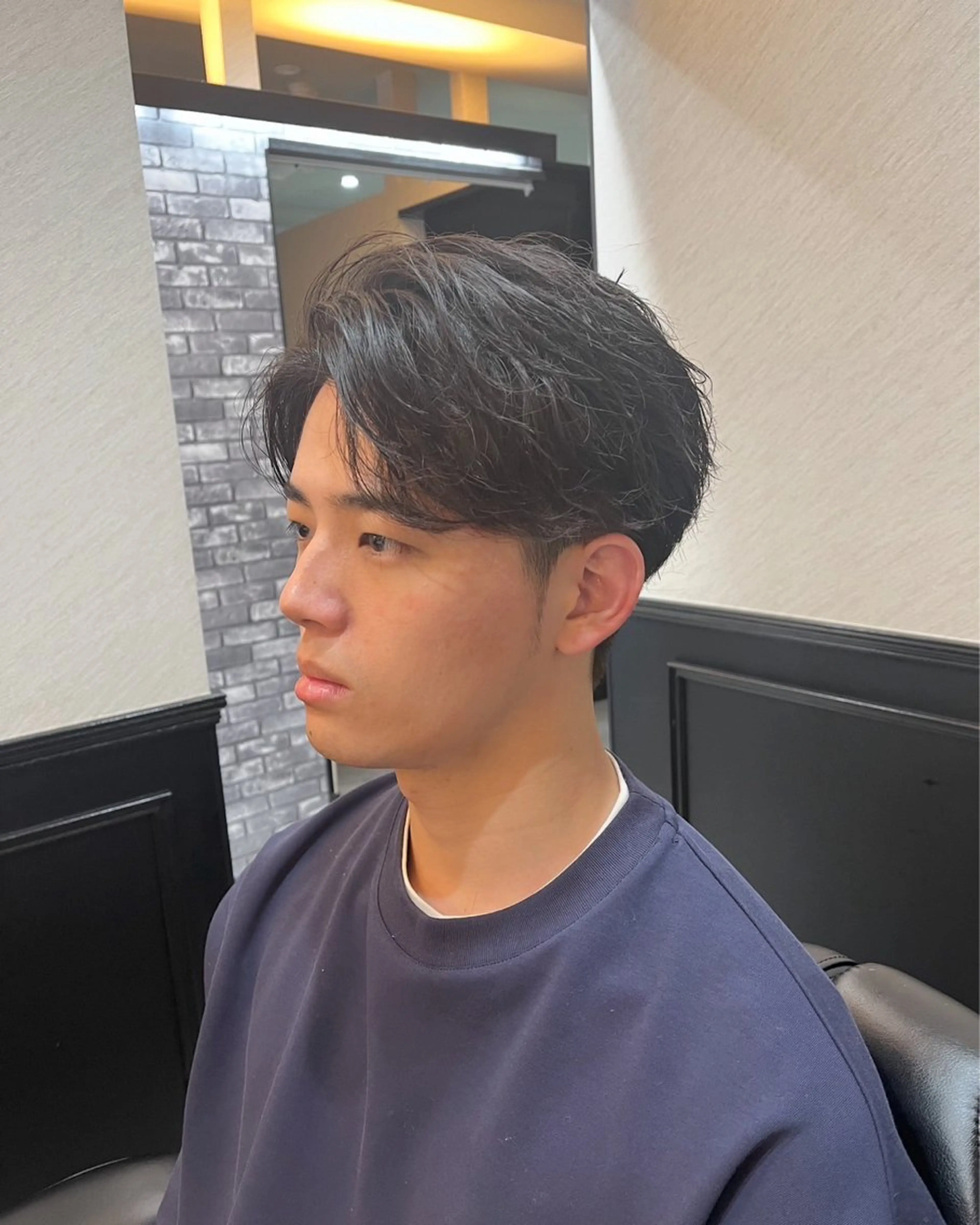 ショート パーマ 山中 翔太のヘアスタイル