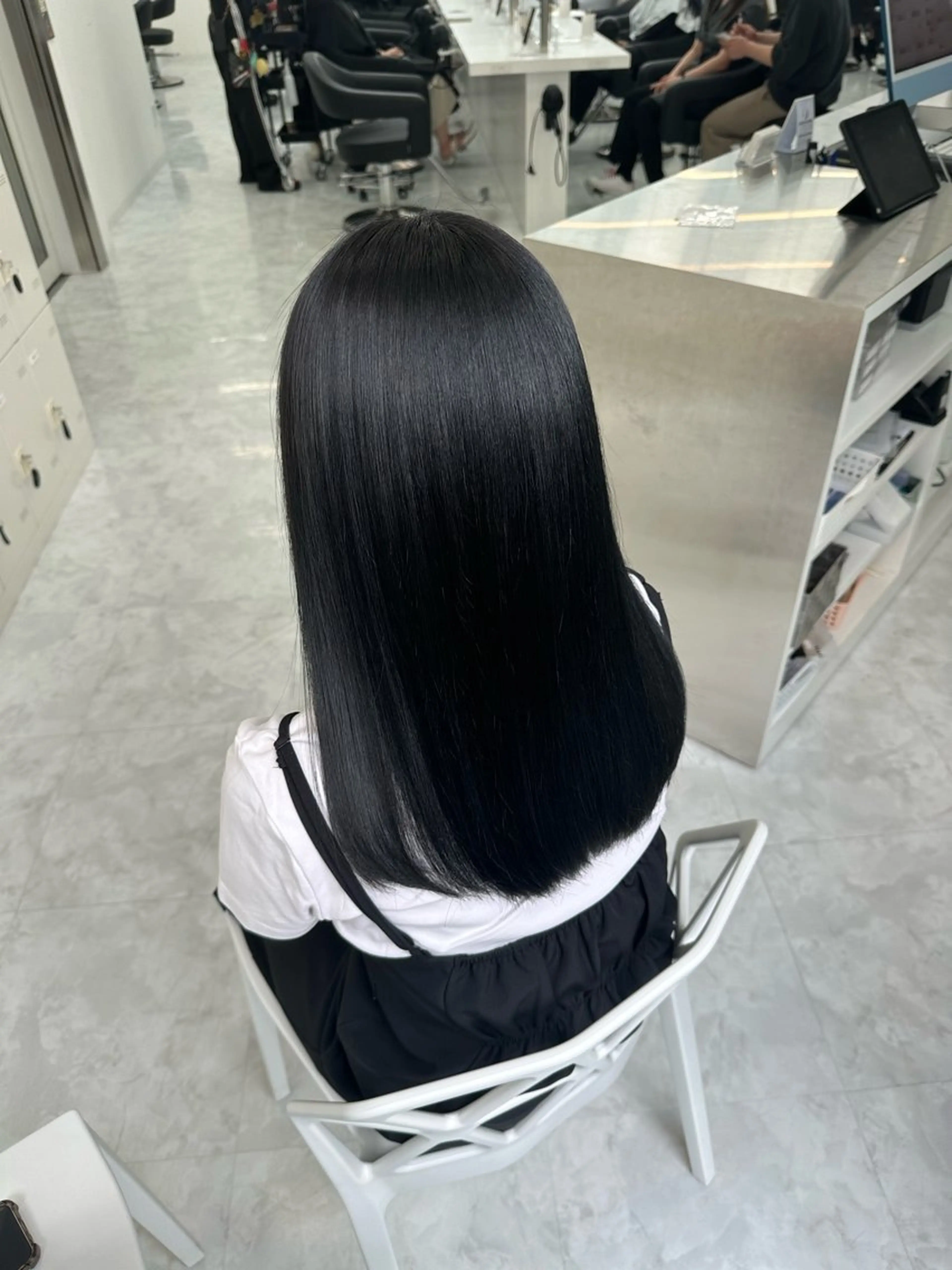 セミロング ヘアカラー トリートメント ヘッドスパ ヘアセット rio🧚🏻‍♀️ 暖色/グレージュのヘアスタイル