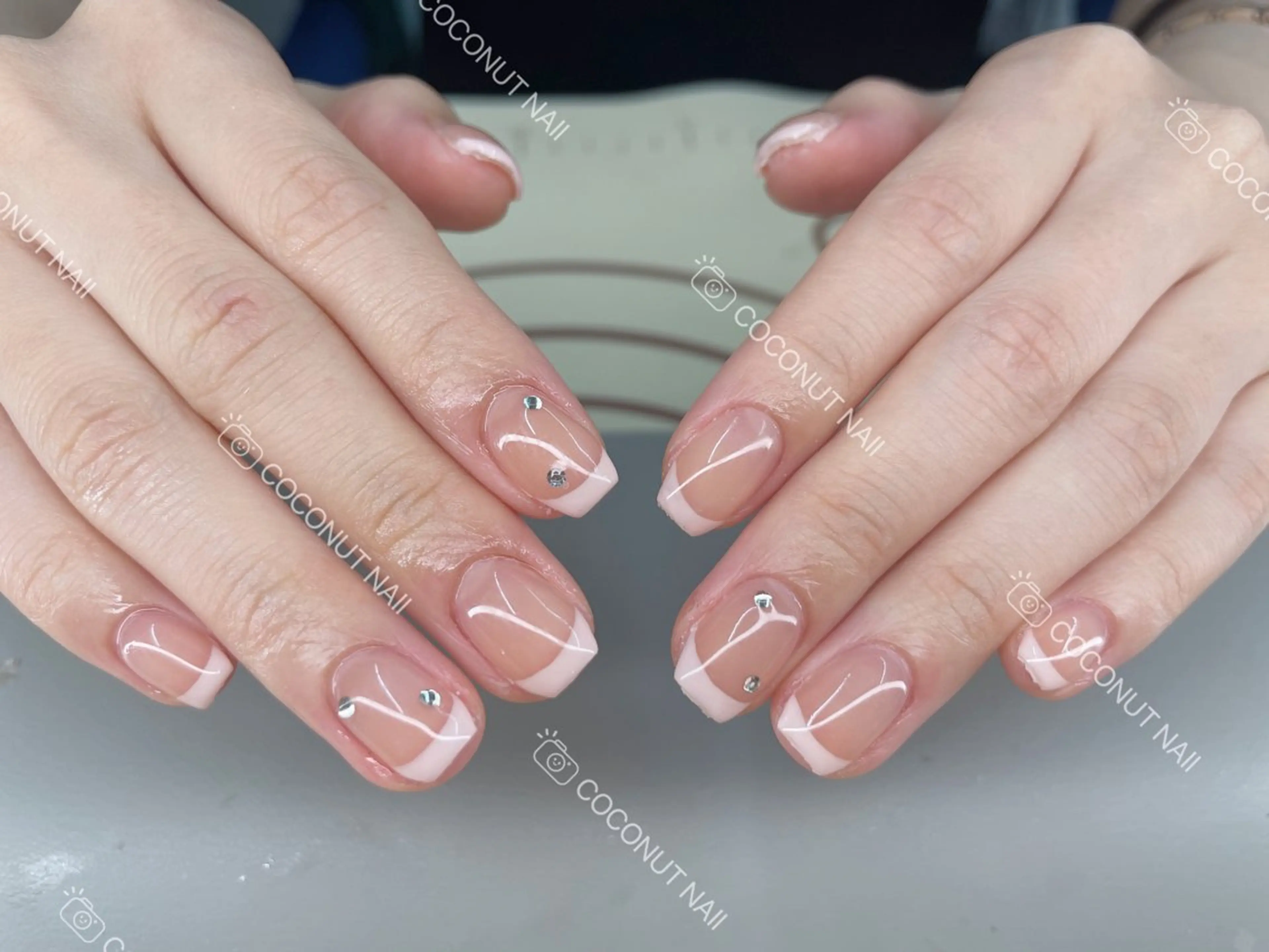 ネイル ハンドネイル 神田 ココナッツのネイルデザイン