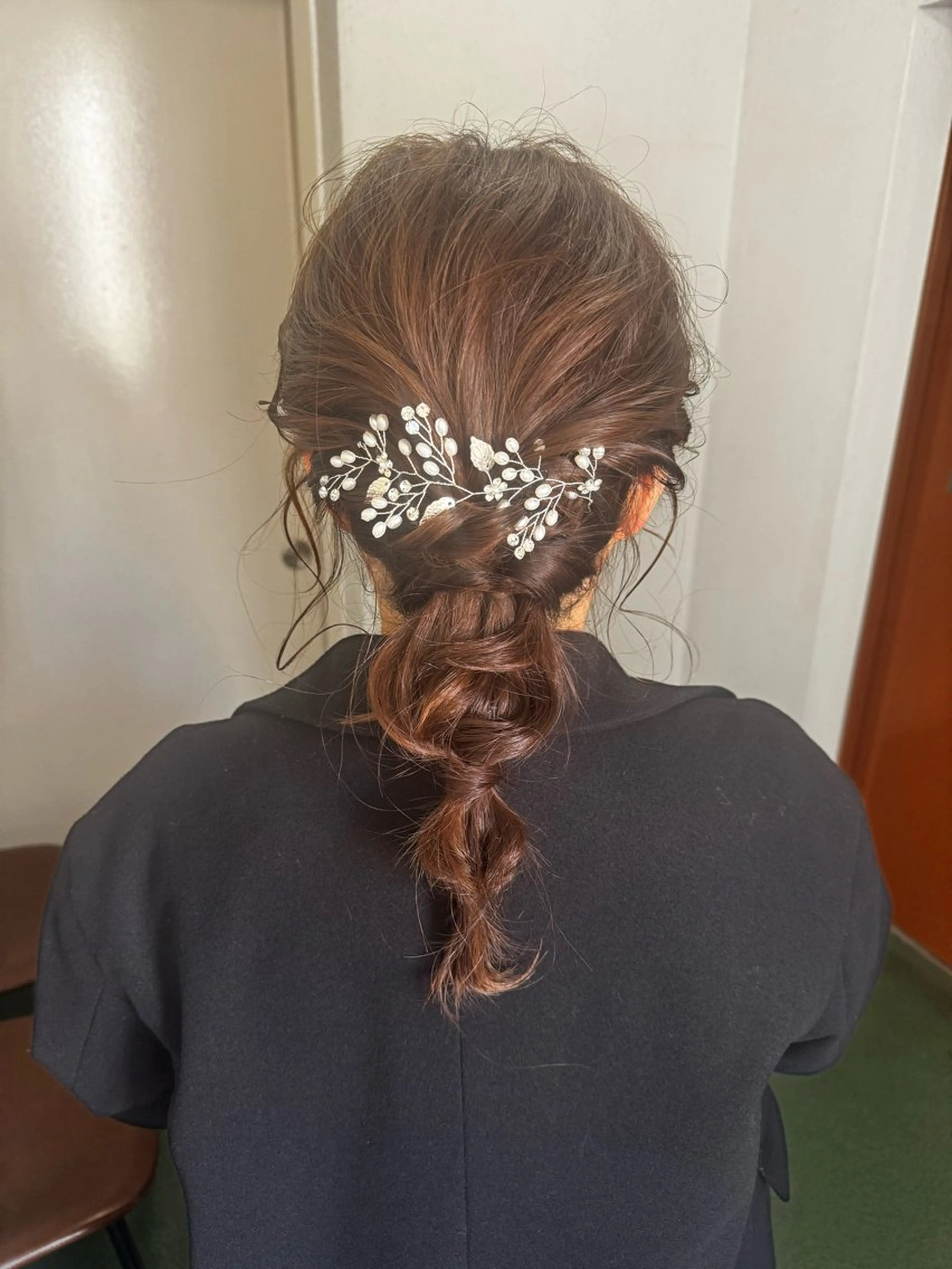 セミロング レイヤーカット ヘアセット 六本松／レイヤー 美桜🌸mioのヘアスタイル