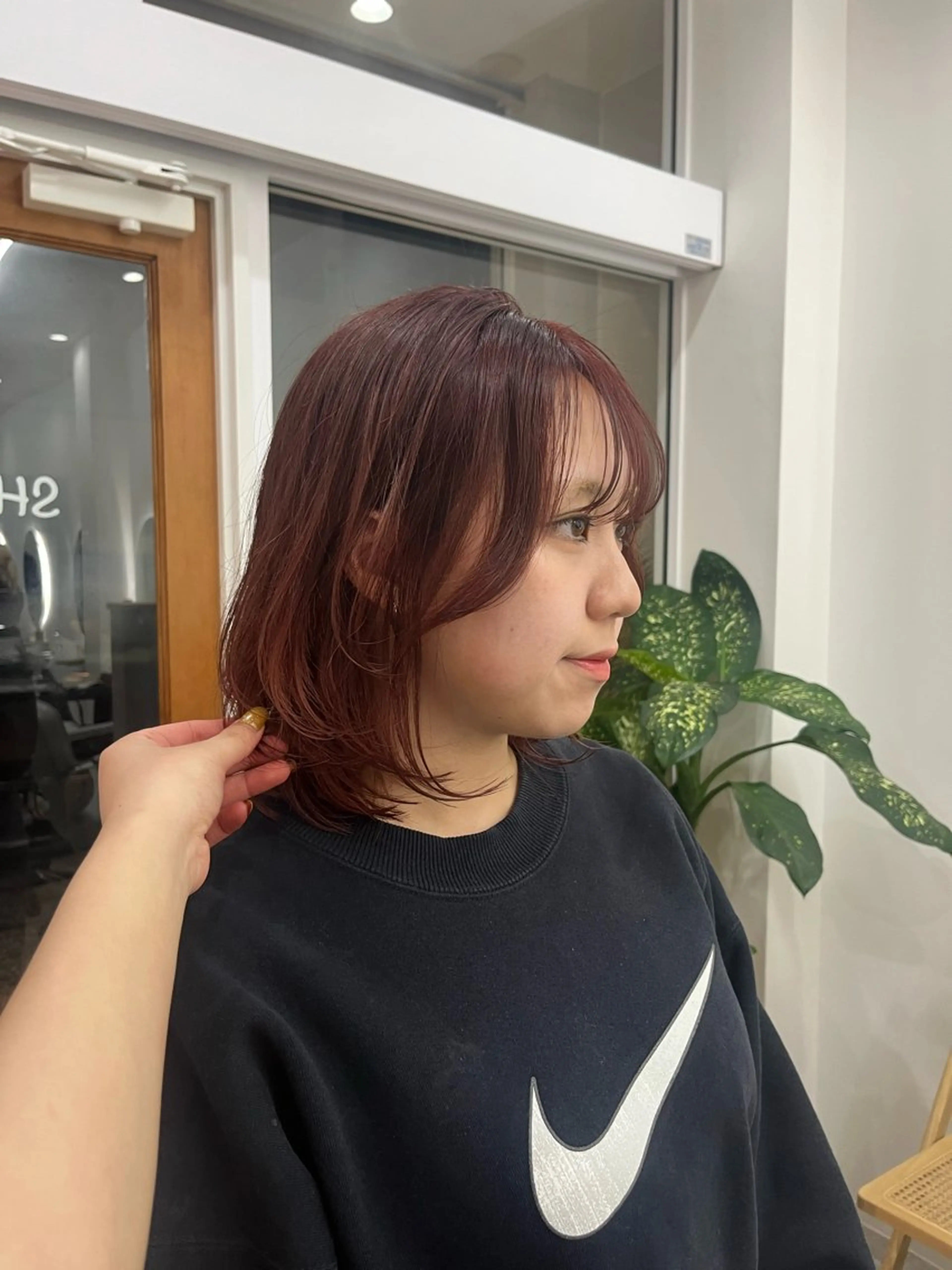 ミディアム カラー ベージュ⟡˖レイヤー ˖ ࣪⊹あずきのヘアスタイル